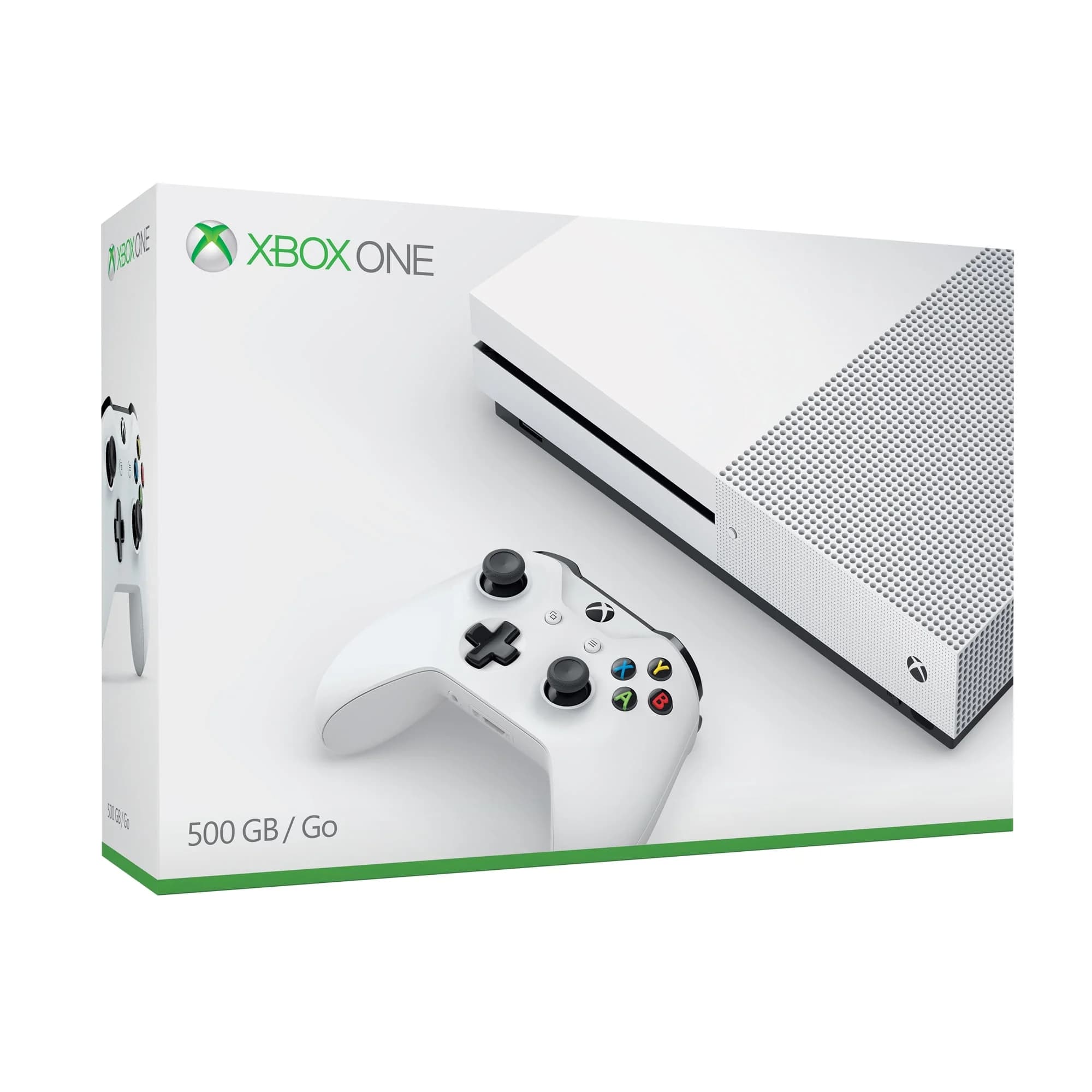 Microsoft Pre-Owned Microsoft Xbox One S 500GB Console, ZQ9-00001, White — ITEM_ID 909707188
