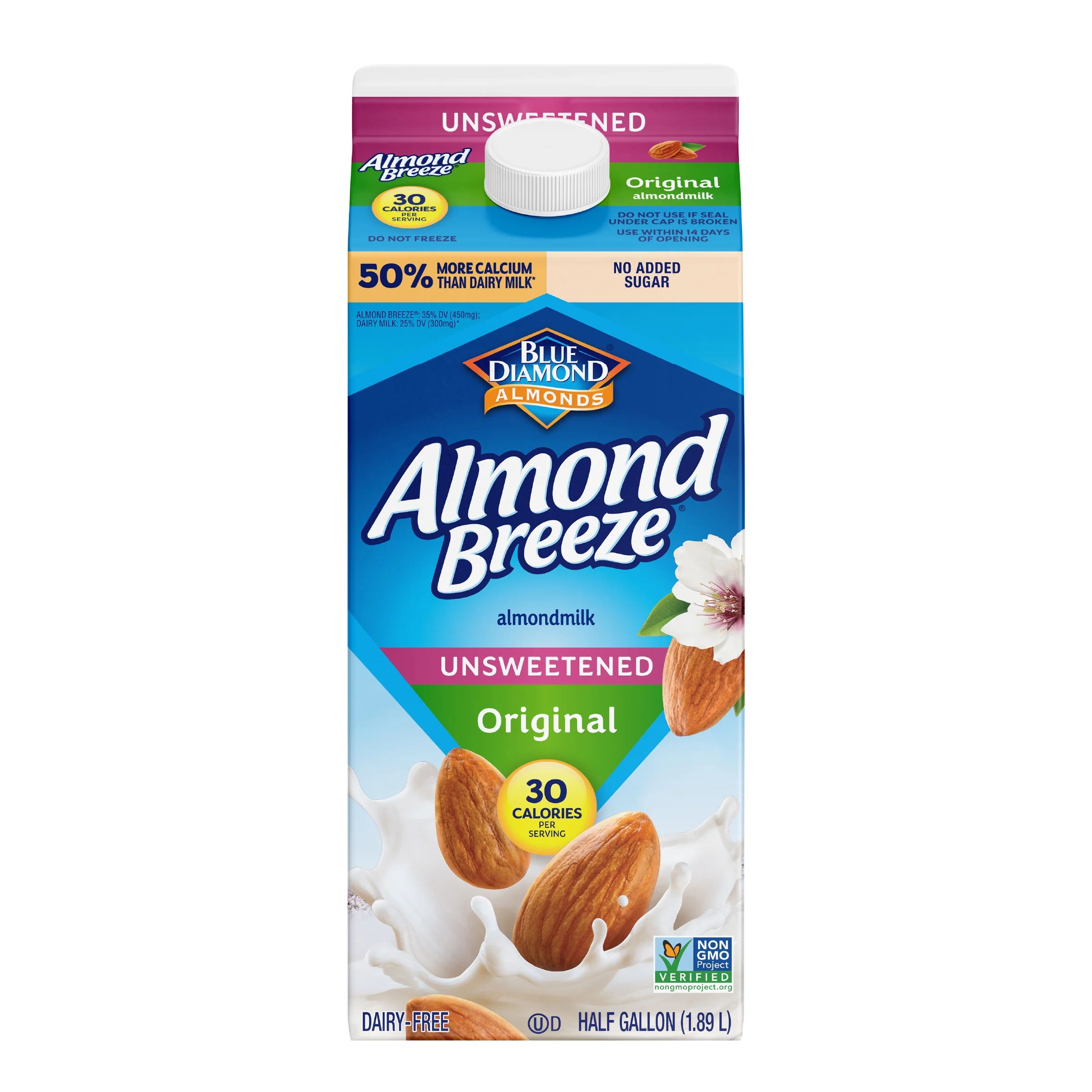 Almond Breeze Almond Breeze Unsweetened Original Almondmilk, 64 oz — ITEM_ID 41570056707