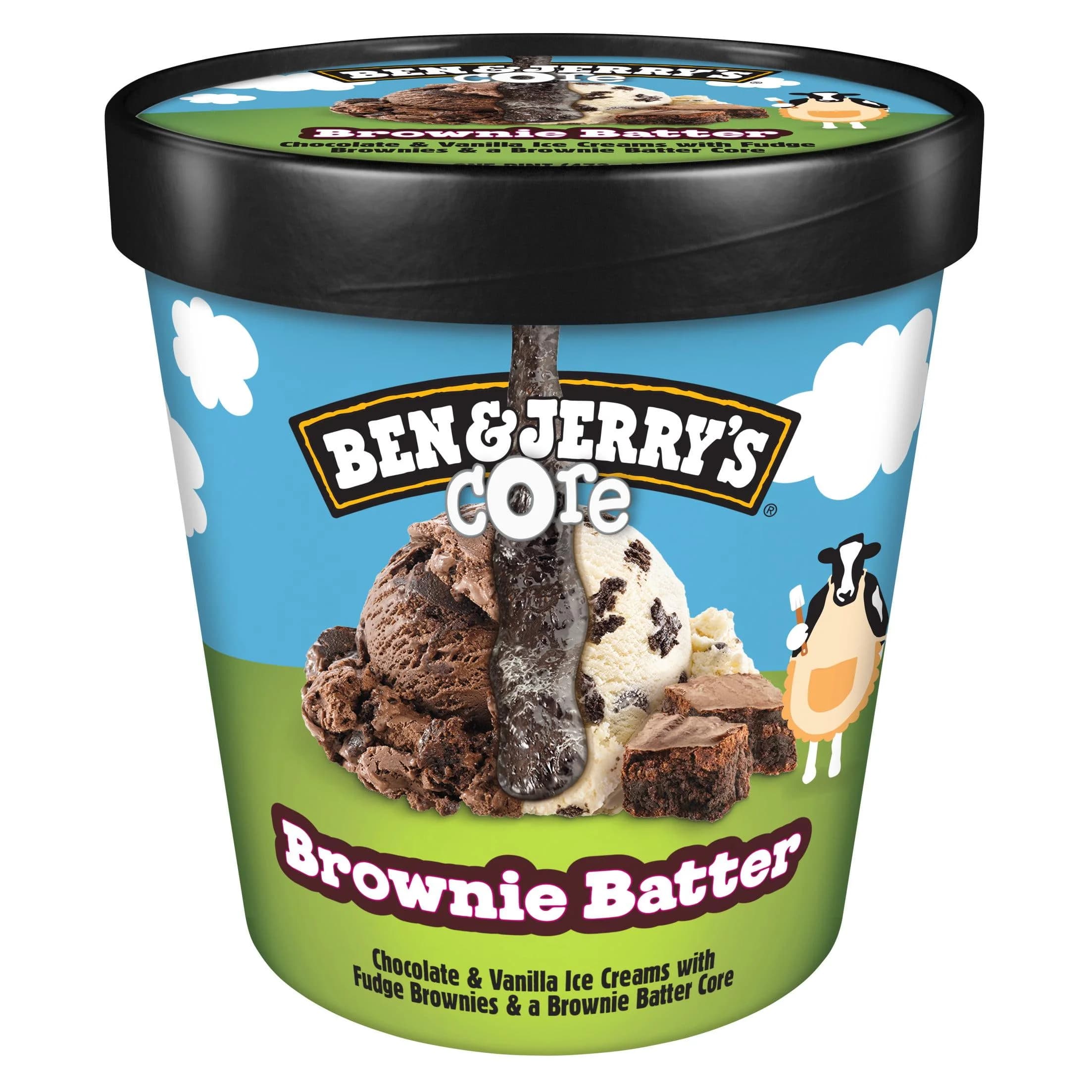 Ben & Jerry's Ben & Jerry's Brownie Batter Chocolate & Vanilla Ice Cream Pint, 16 fl oz — ITEM_ID 76840529872