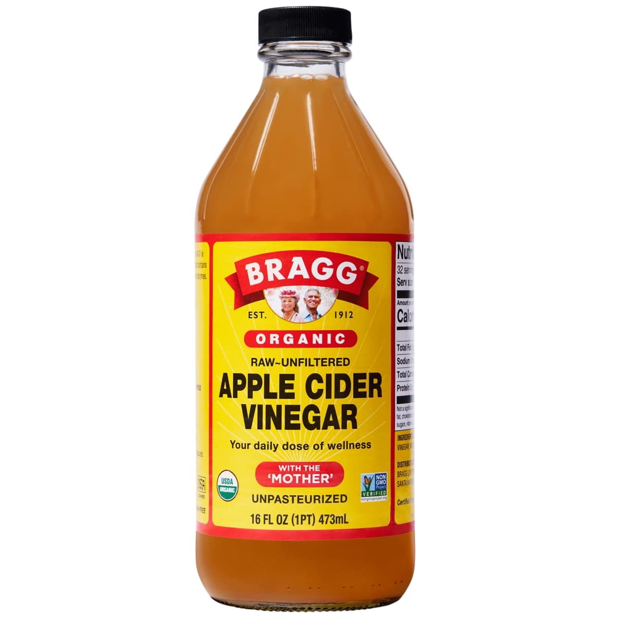 Bragg Bragg Organic Apple Cider Vinegar with the Mother, Raw and Unfiltered, 16 fl oz — ITEM_ID 25516475