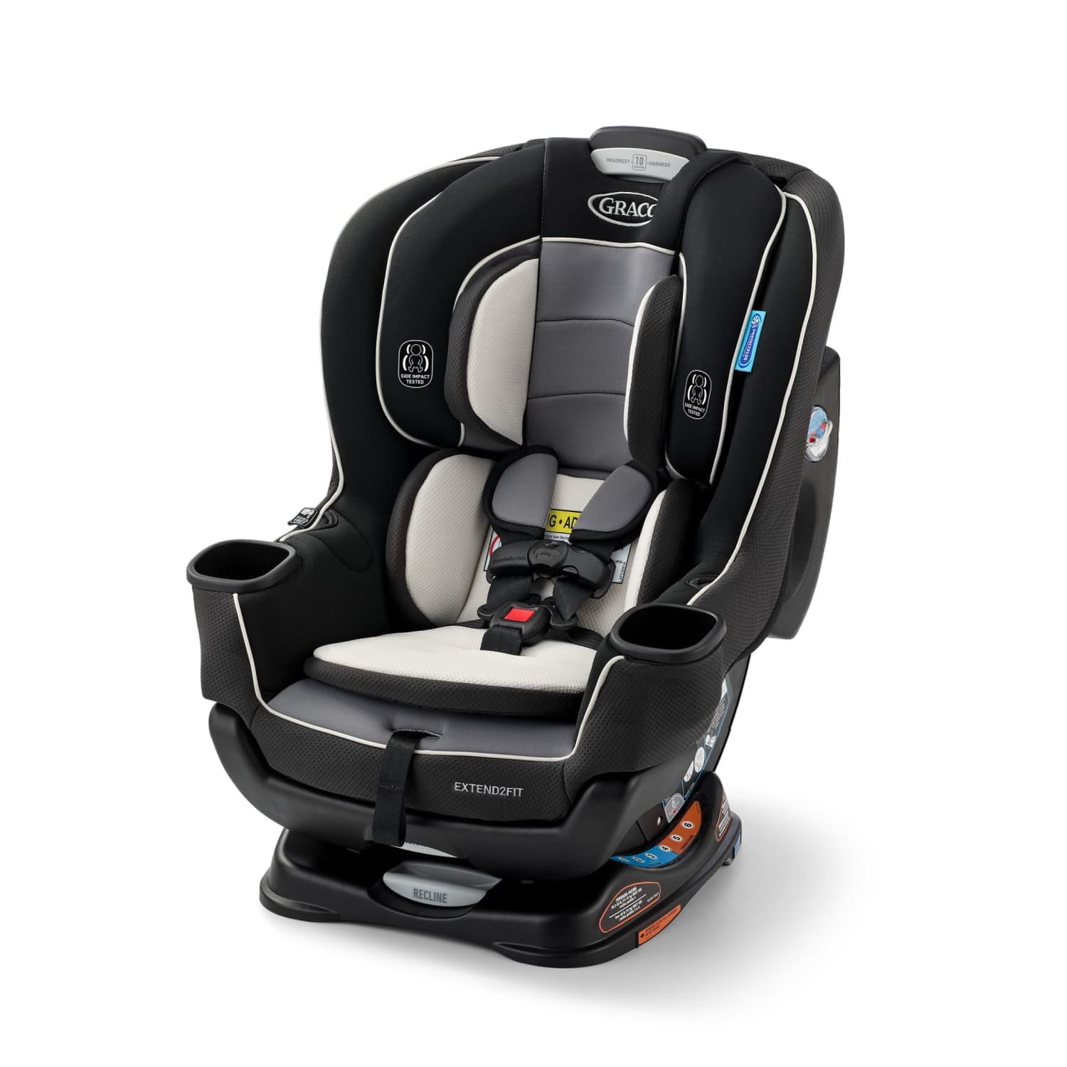 Graco Graco® Extend2Fit® Convertible Car Seat, Gotham, Black — ITEM_ID 13947161057