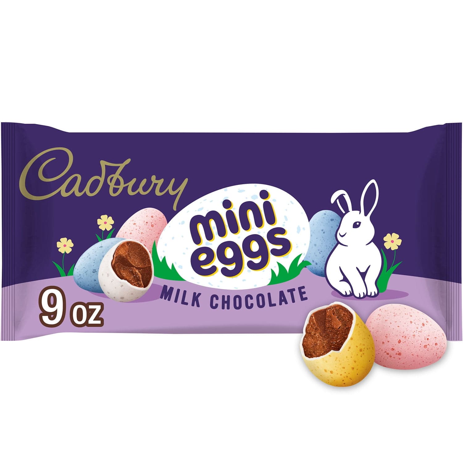 Cadbury CADBURY MINI EGGS Milk Chocolate, Easter Candy Basket Stuffers Bag, 9 oz — ITEM_ID 604399524