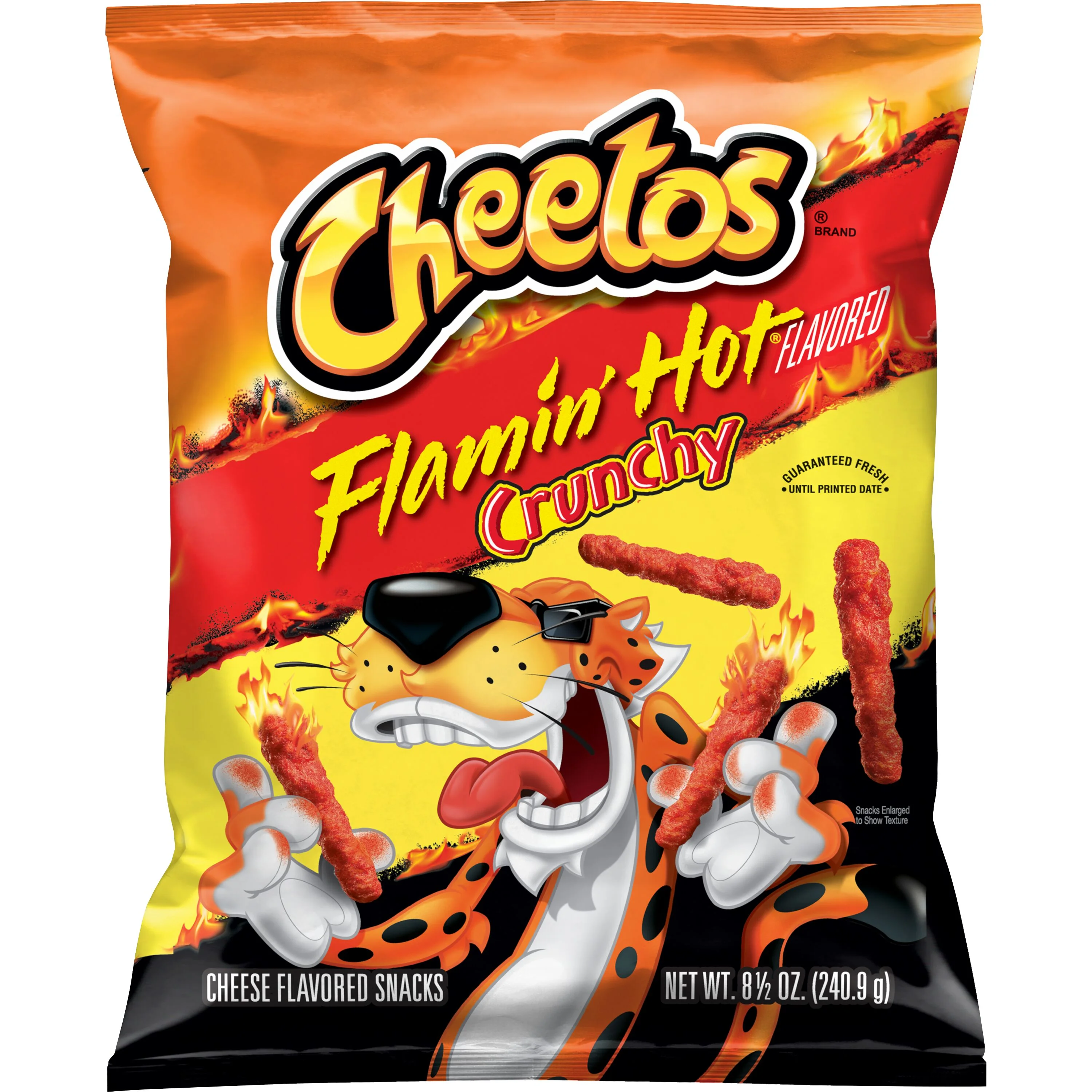 Cheetos Cheetos Crunchy Cheese Flamin' Hot Flavored Snacks, 8.5 oz — ITEM_ID 28400589895
