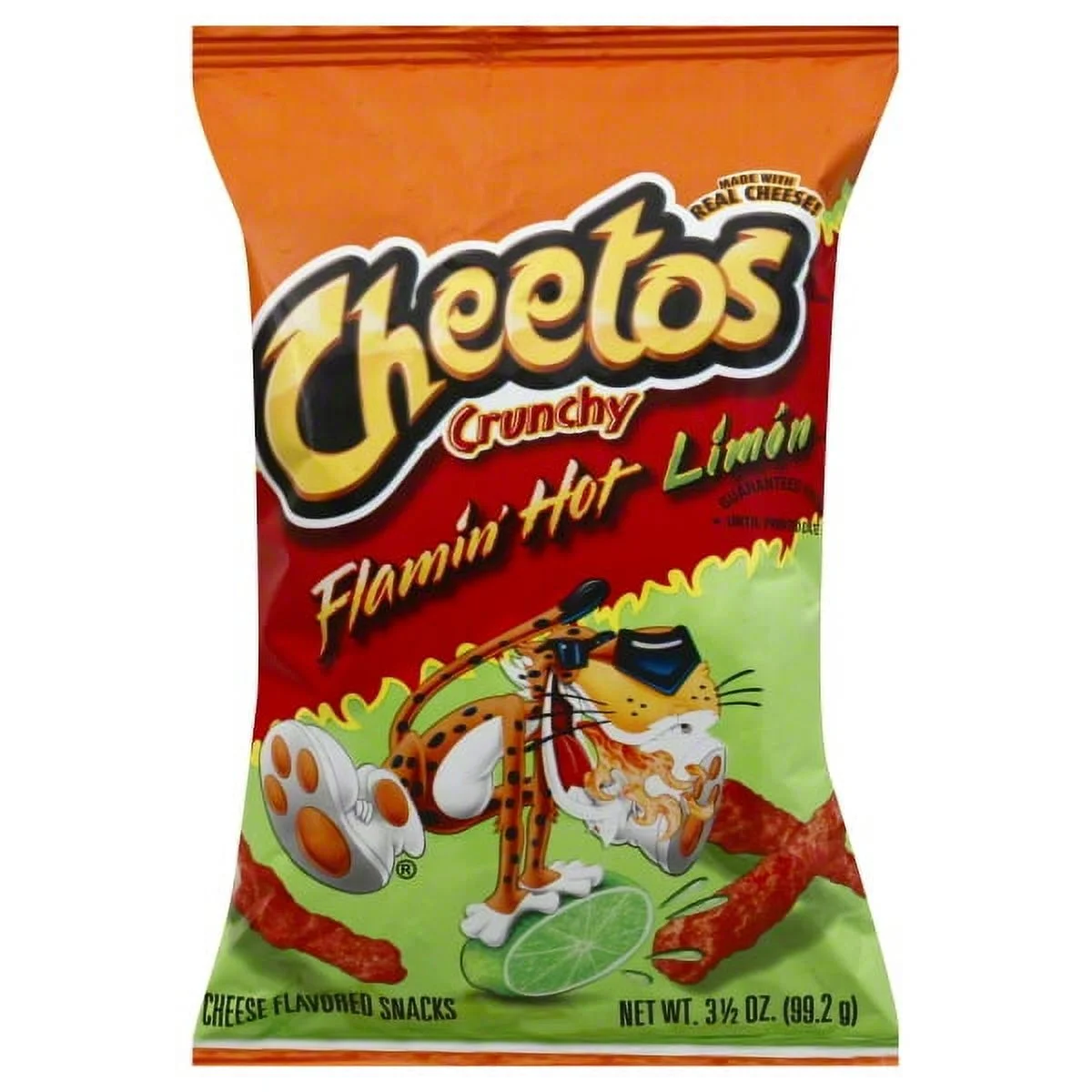 Cheetos Cheetos Crunchy Flamin' Hot Limn Cheese Flavored Snacks 3.5 oz. Bag — ITEM_ID 28400434157