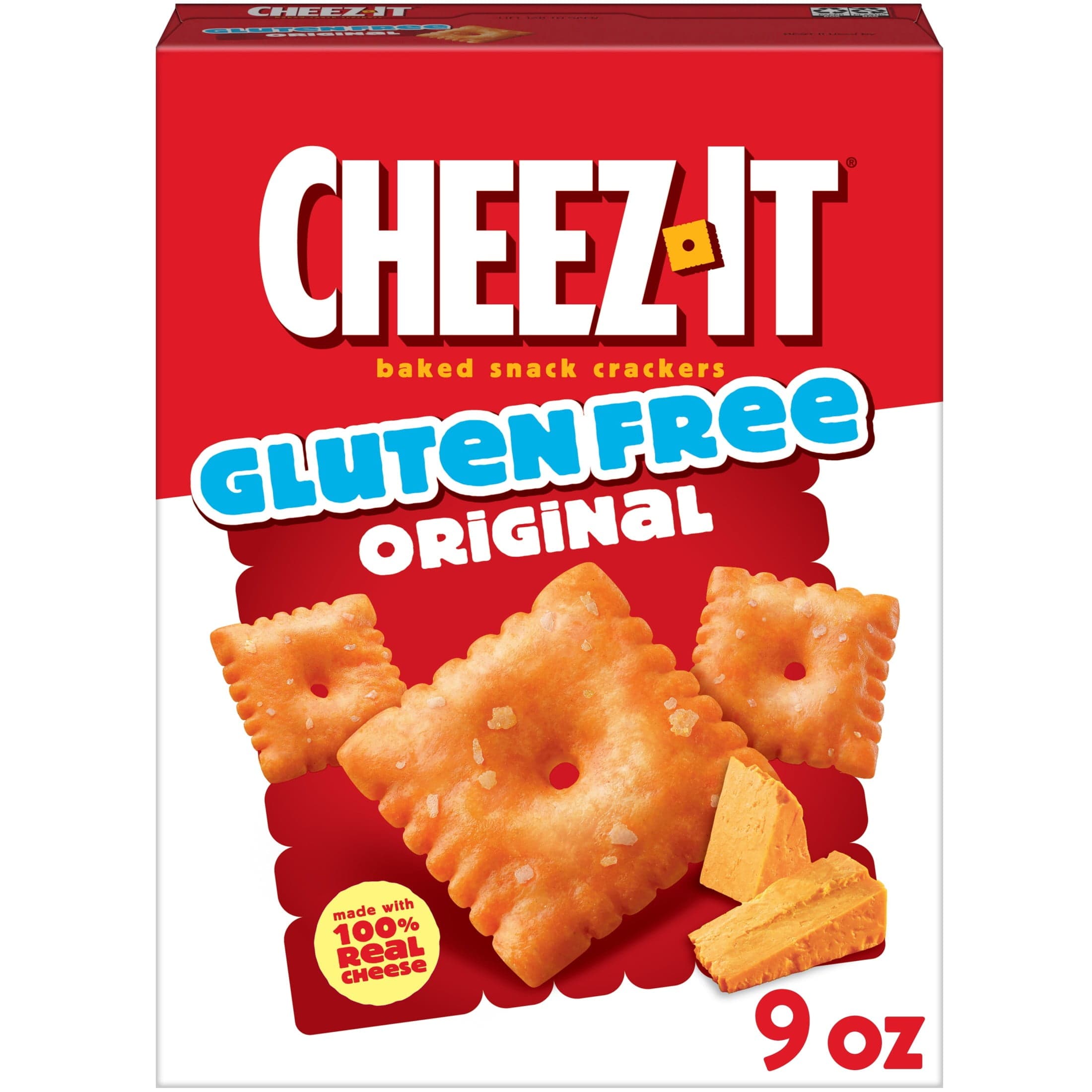 Cheez-It Cheez-It Original Gluten-Free Baked Snack Crackers, Gluten Free, 9 oz — ITEM_ID 17362852740