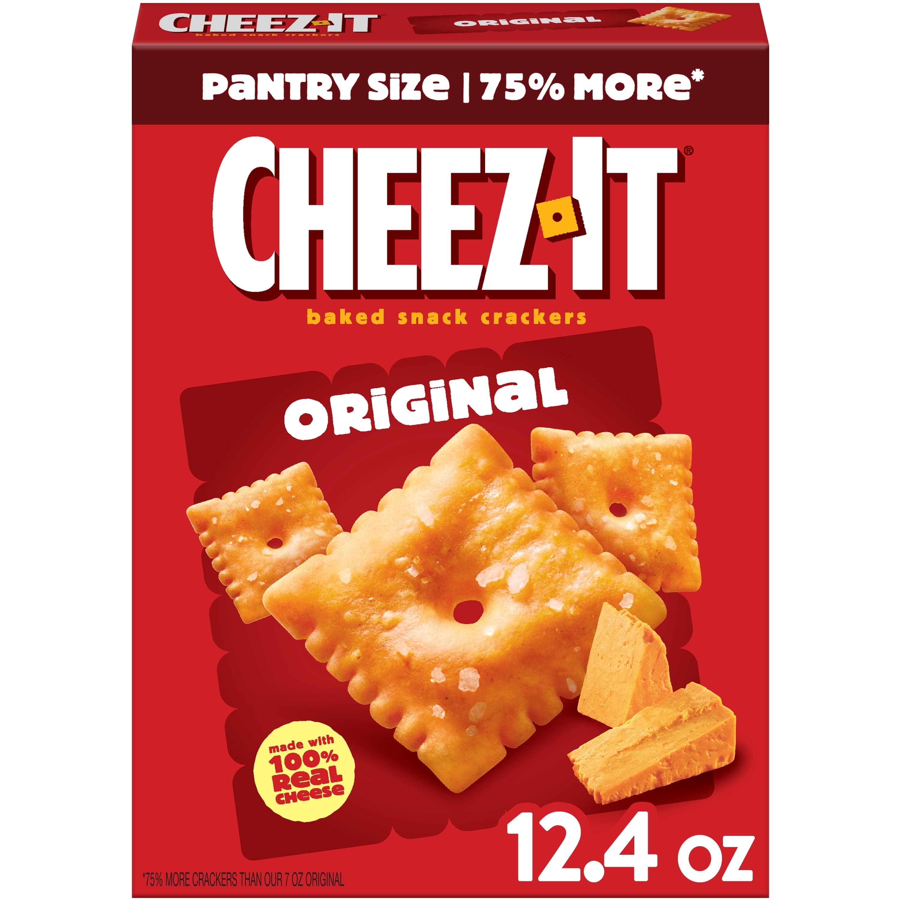Cheez-It Cheez-It Original Cheese Crackers, Baked Snack Crackers, 12.4 oz — ITEM_ID 42124218