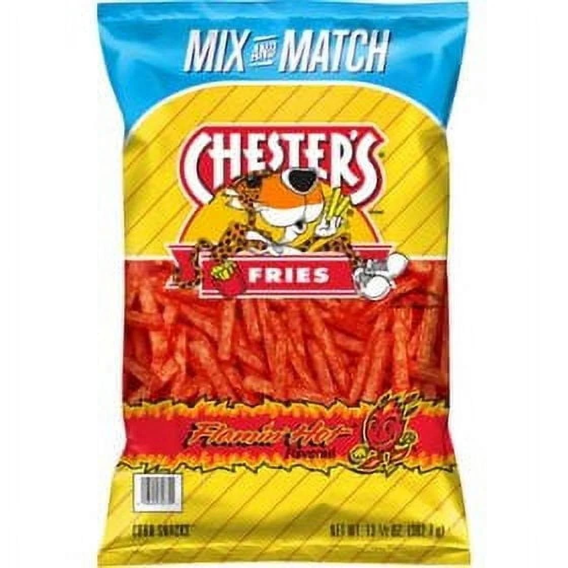 Chester's Chester's Fries Flamin' Hot Corn & Potato Snacks — ITEM_ID 28400028257