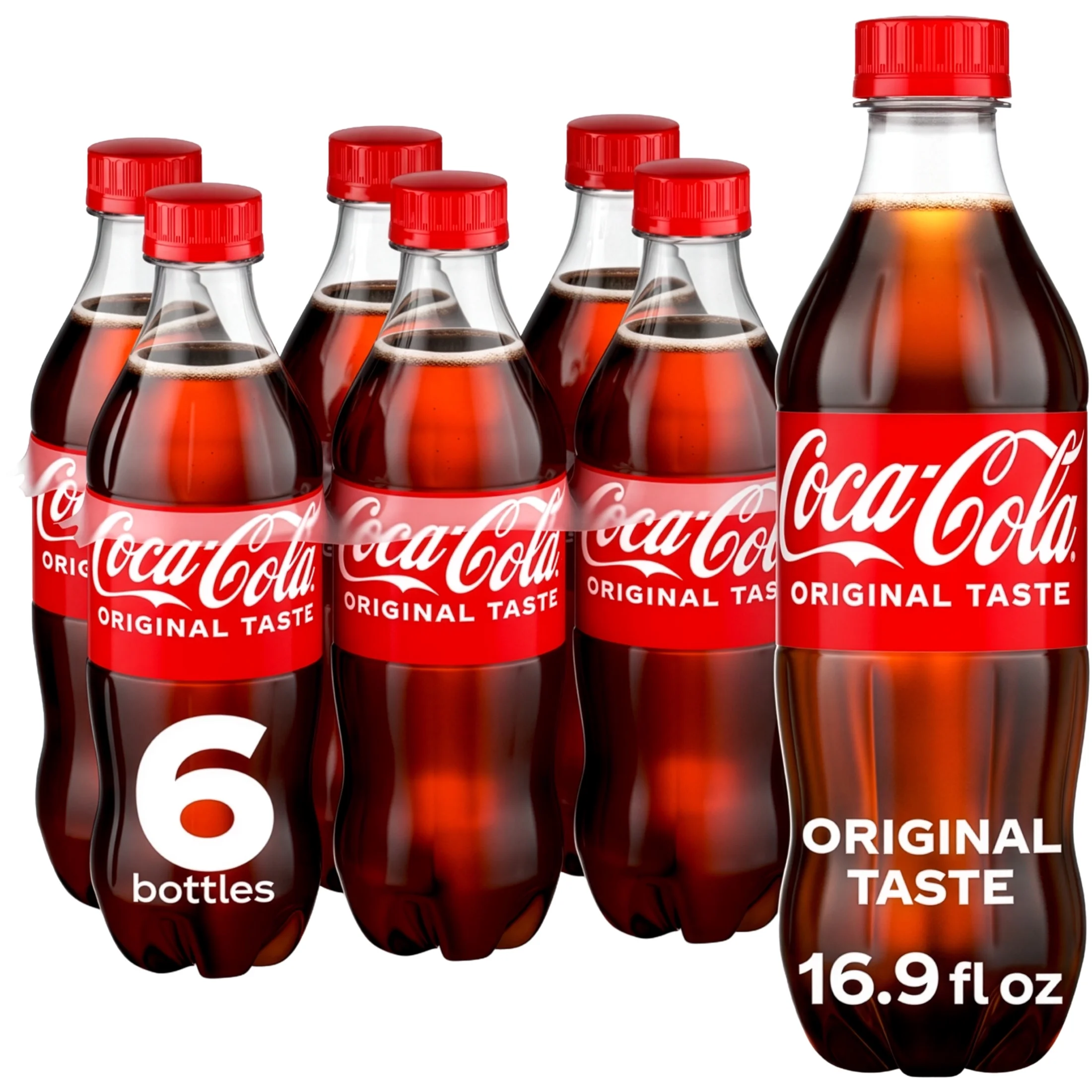 Coca-Cola Coca-Cola Soda Pop Bottles, 16.9 fl oz, 6 Pack — ITEM_ID 49000024685