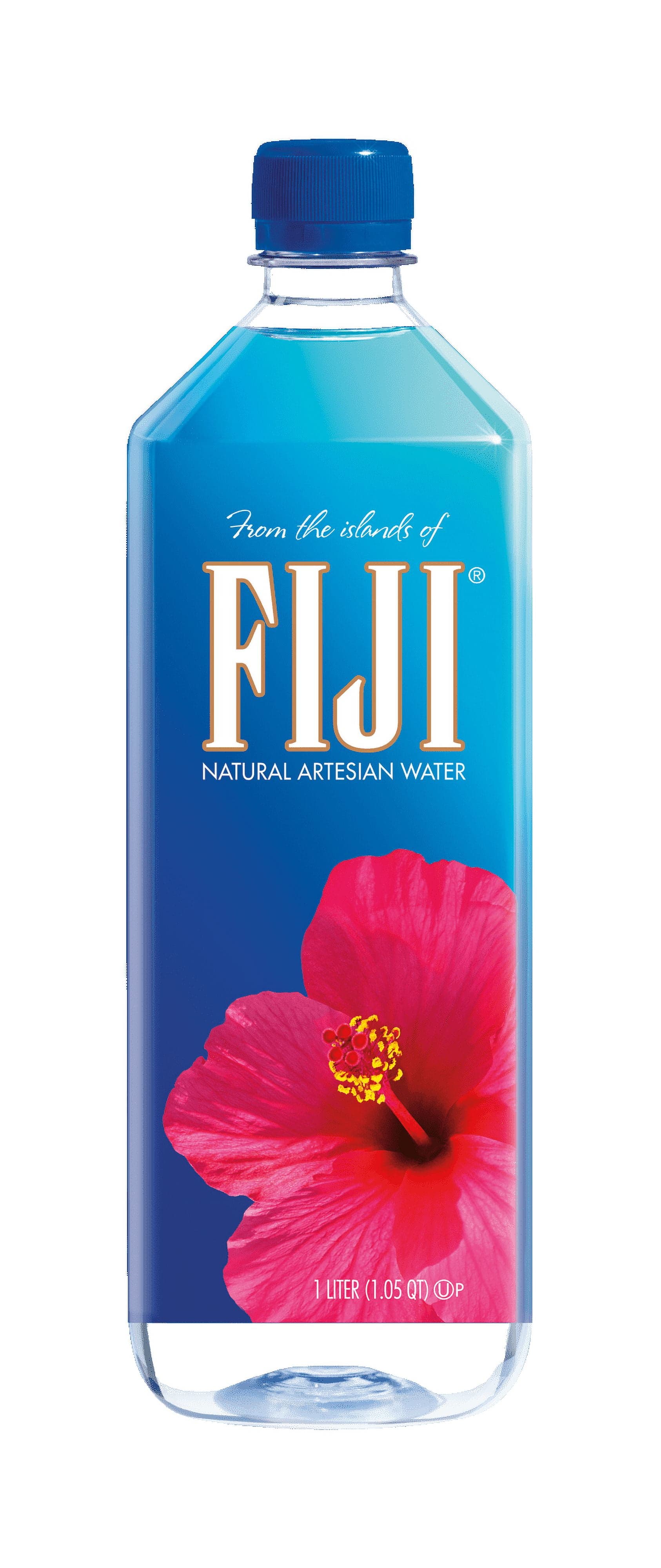 FIJI Water FIJI Natural Artesian Water, 33.8 Fl oz (1L Single Bottle) — UPC 632565000029