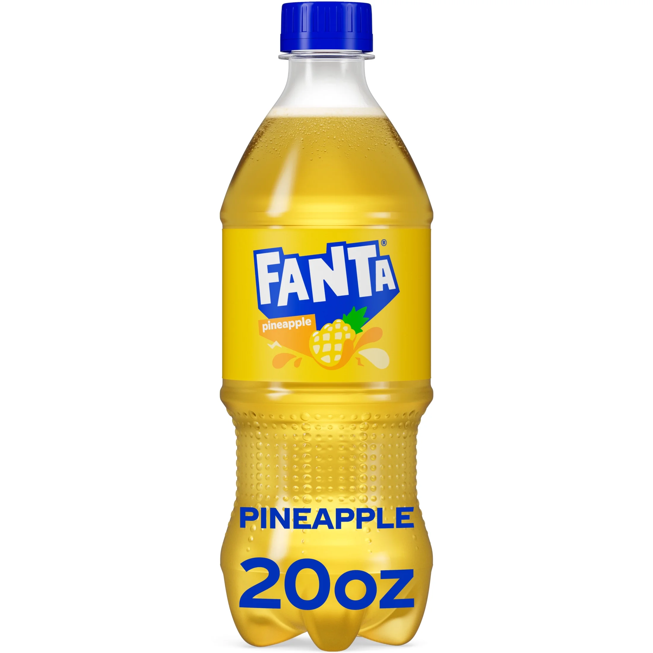 Fanta Fanta Pineapple Soda Pop Bottle, 20 fl oz — ITEM_ID 49000028201