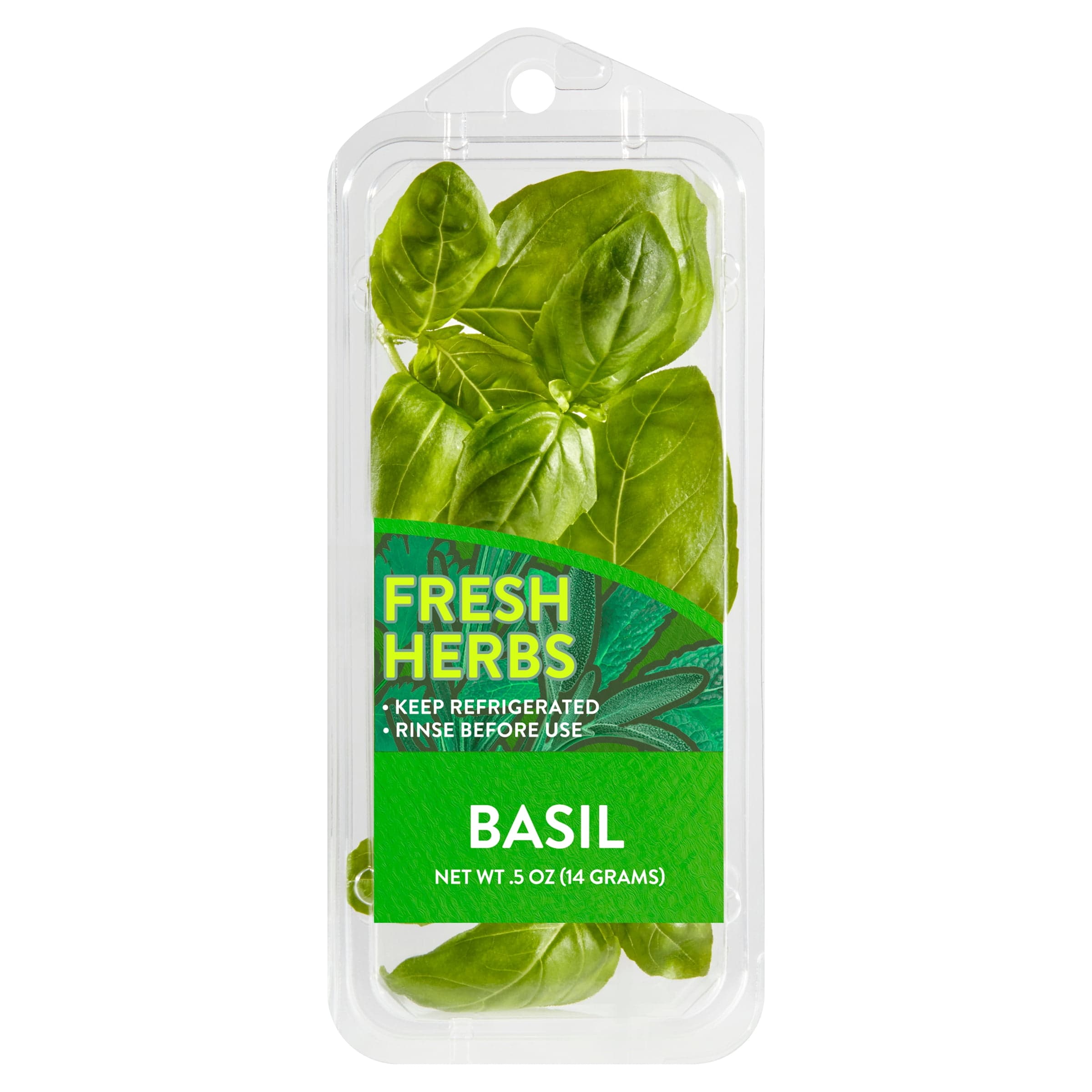 Unbranded Fresh Basil, 0.5 oz Clamshell — ISBN 3757188318