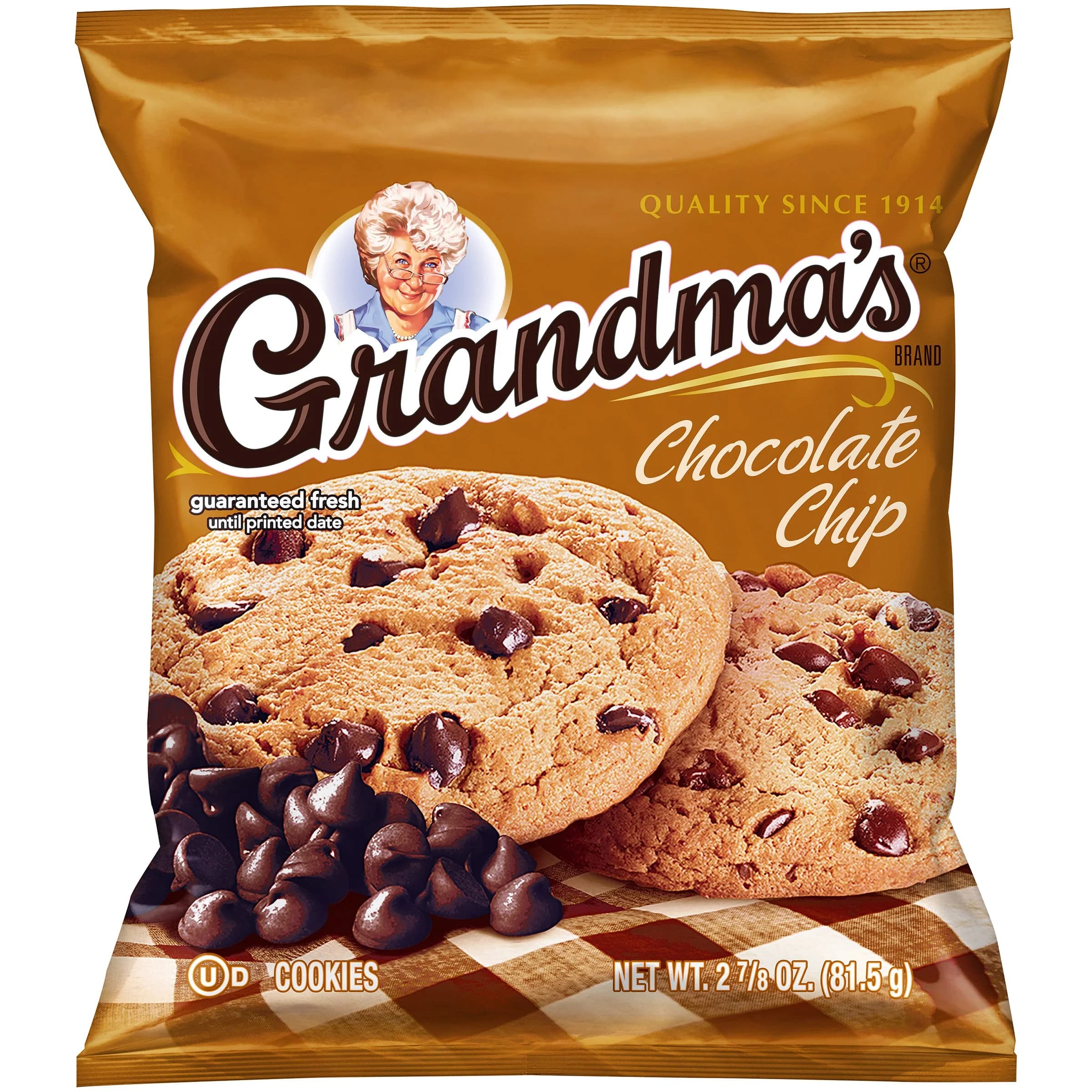 Grandma's Grandma's Chocolate Chip Cookies 2.875 oz. Bag — ITEM_ID 28400043274