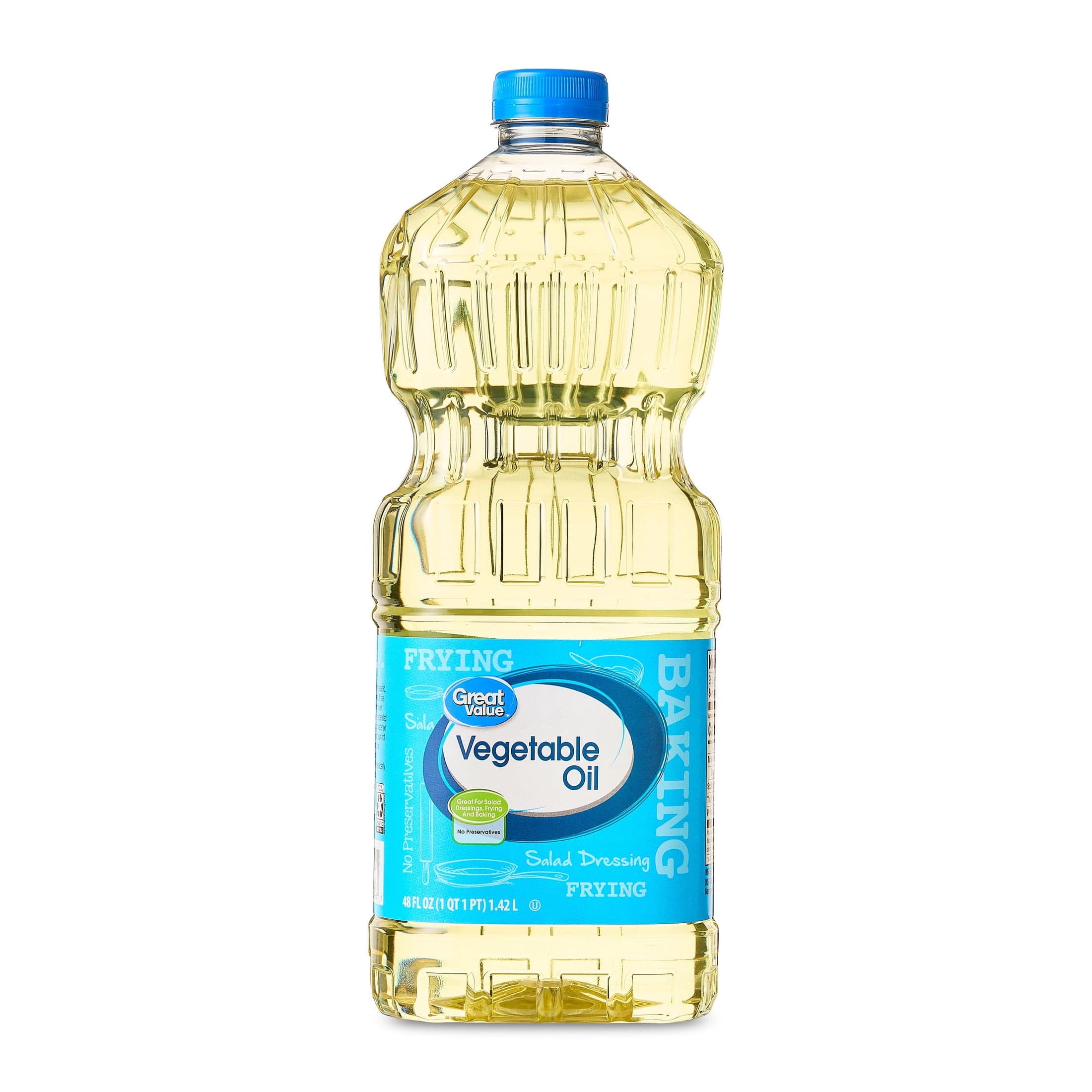 Great Value Great Value Vegetable Oil, Heart Healthy and Versatile, 48 fl oz Bottle — ITEM_ID 10451002