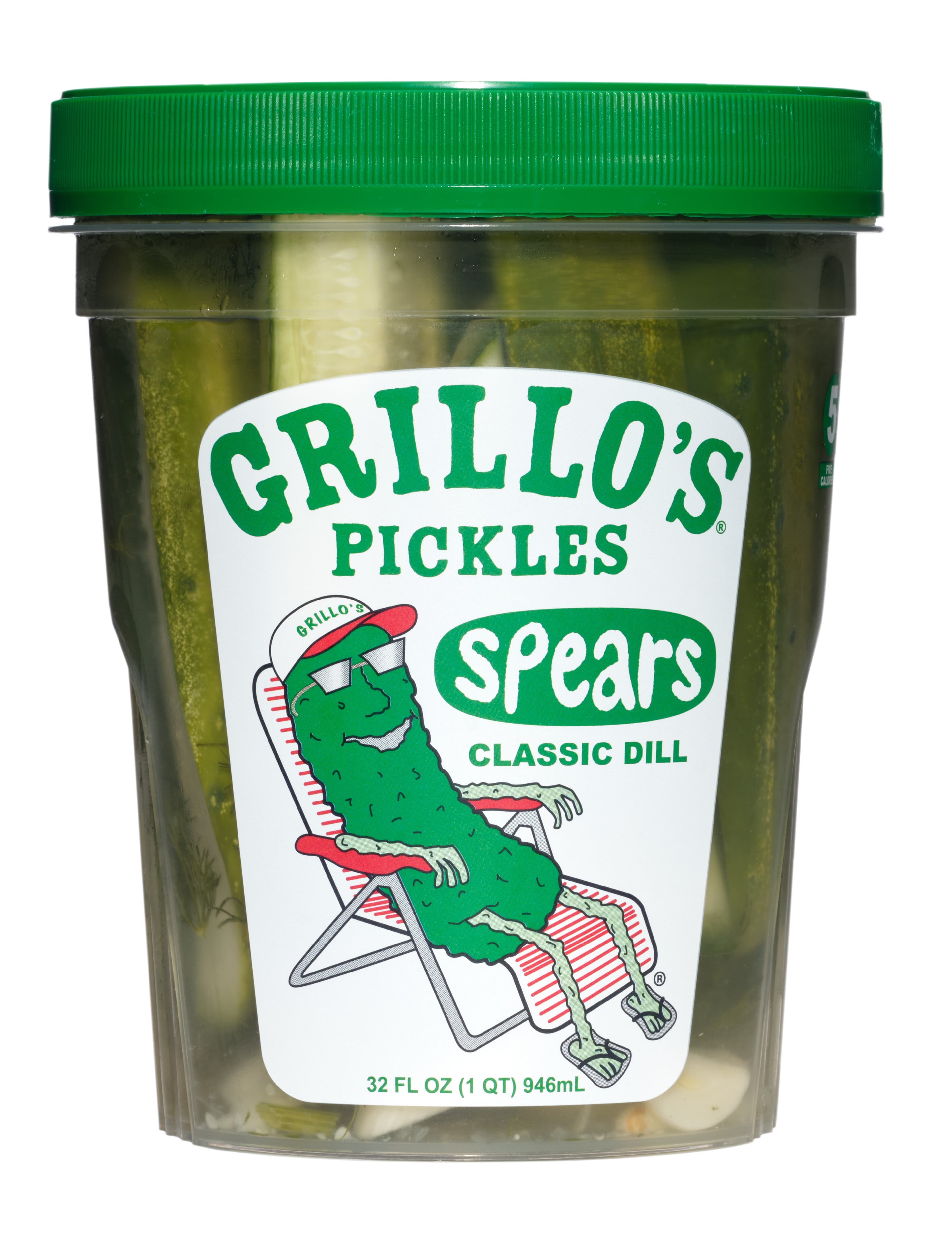 Grillo's Pickles Grillo's Pickles Classic Dill Pickle Spears, 32 fl oz, Jar — ITEM_ID 143105821