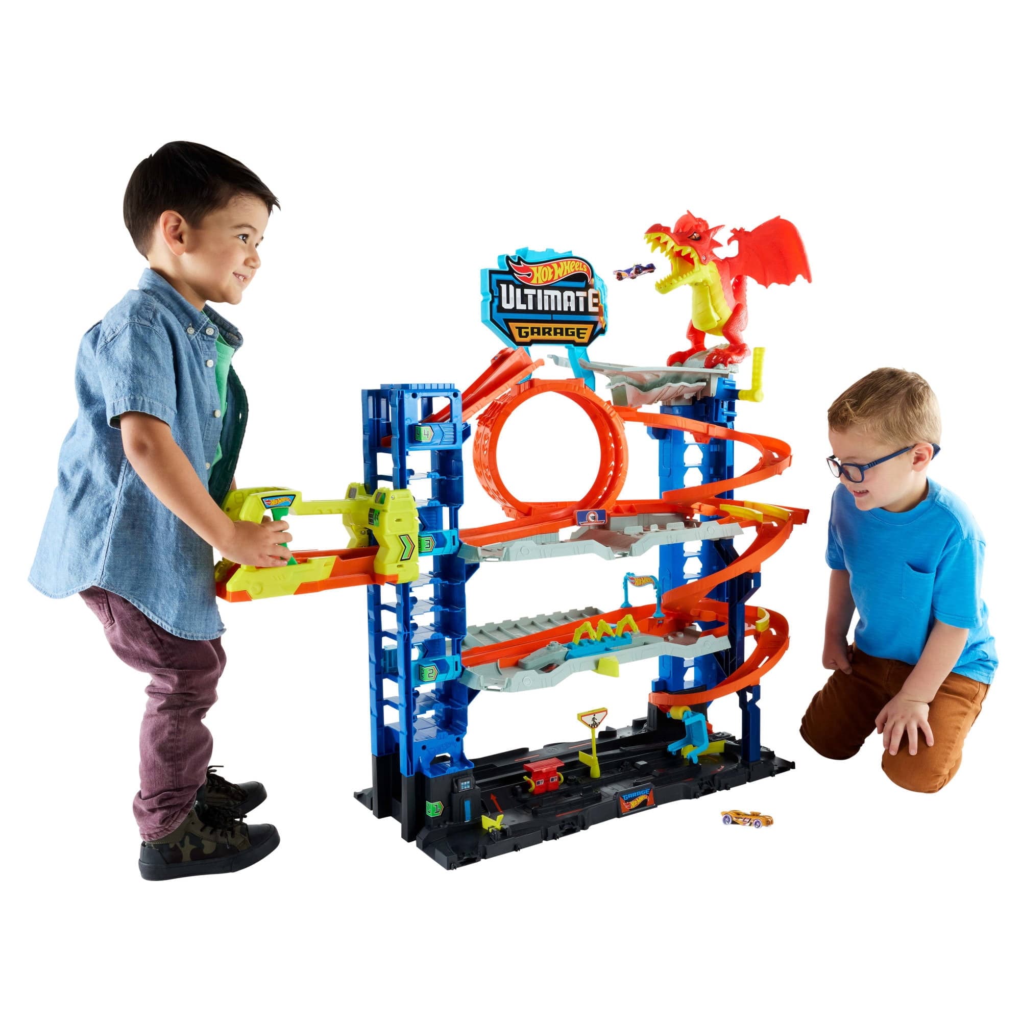 Hot Wheels Hot Wheels City Ultimate Garage Playset with 2 Die-Cast Cars, Storage for 50+ Cars Child Age 4-8 — ISBN 2195109430
