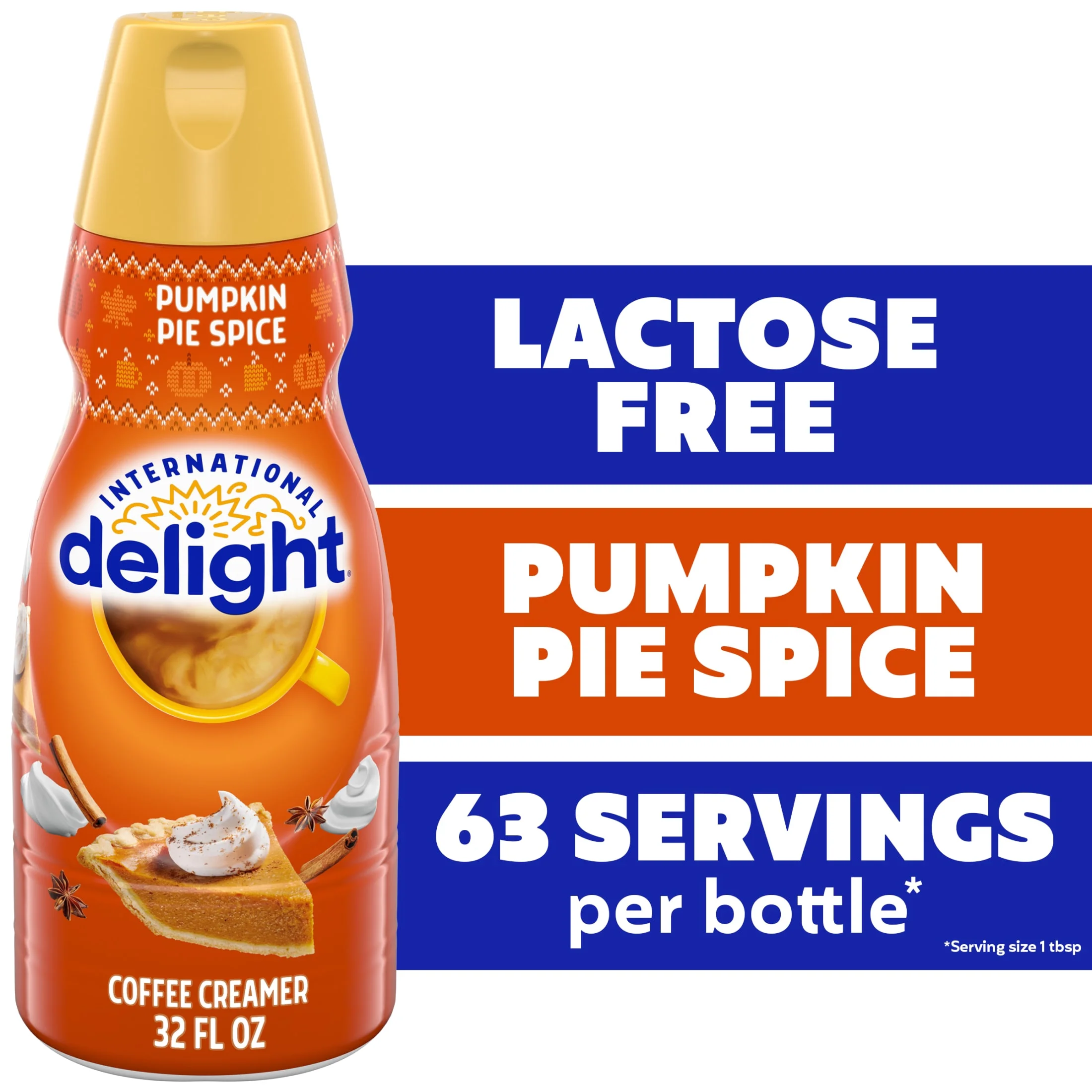International Delight International Delight Pumpkin Pie Spice Coffee Creamer Bottle, 32 fl oz — ITEM_ID 41271009705