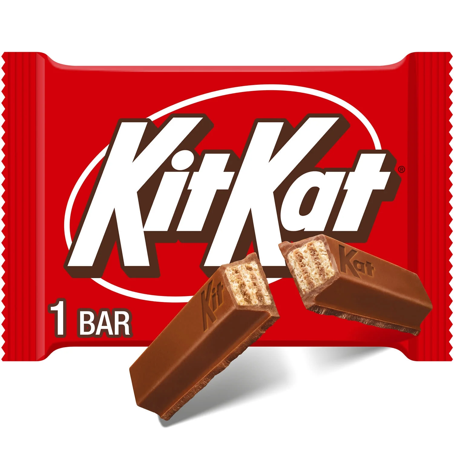 KITKAT Kit Kat Milk Chocolate Wafer Full Size Candy Bar, 1.5 oz — ITEM_ID 34000002467