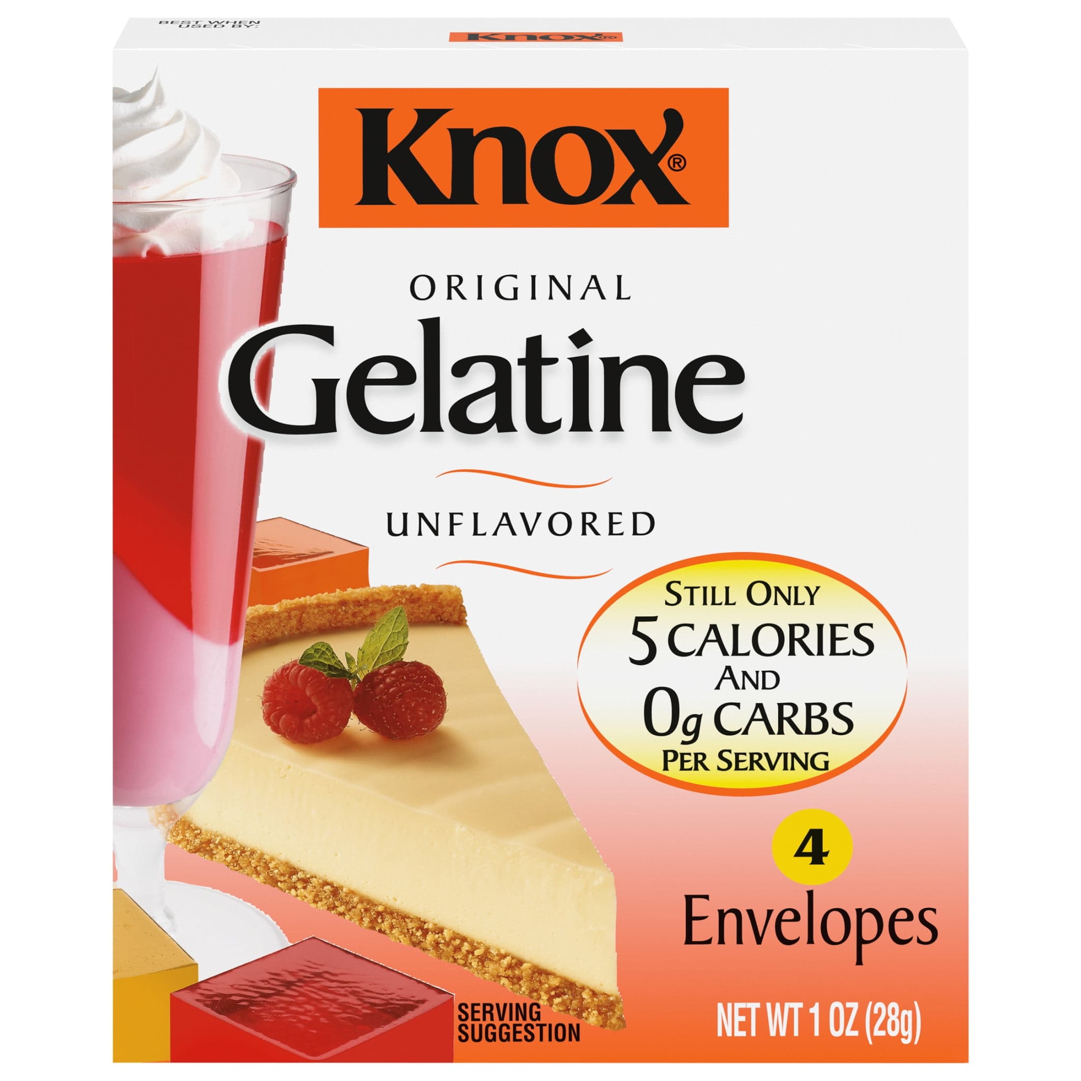 Knox Knox Original Unflavored Gelatin, 4 ct. Packets — ITEM_ID 20976626