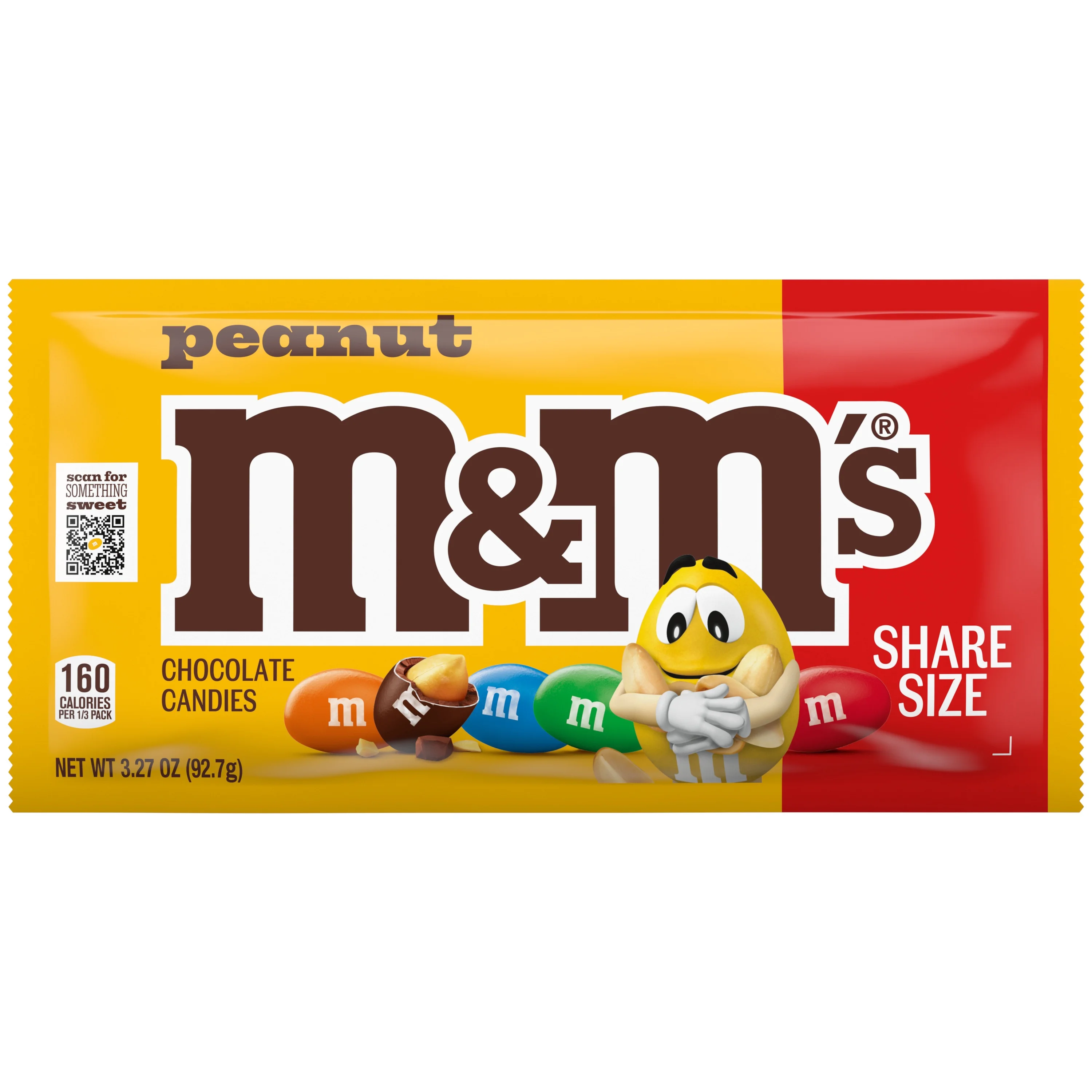 M&M'S M&M's Peanut Chocolate Football Candy, Share Size - 3.27 oz Pack — ITEM_ID 40000004325