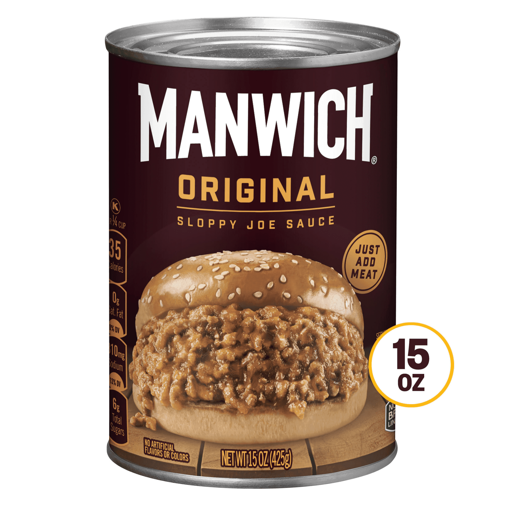 Manwich Manwich Original Sloppy Joe Sauce, Canned Sauce, 15 oz — ITEM_ID 22259053
