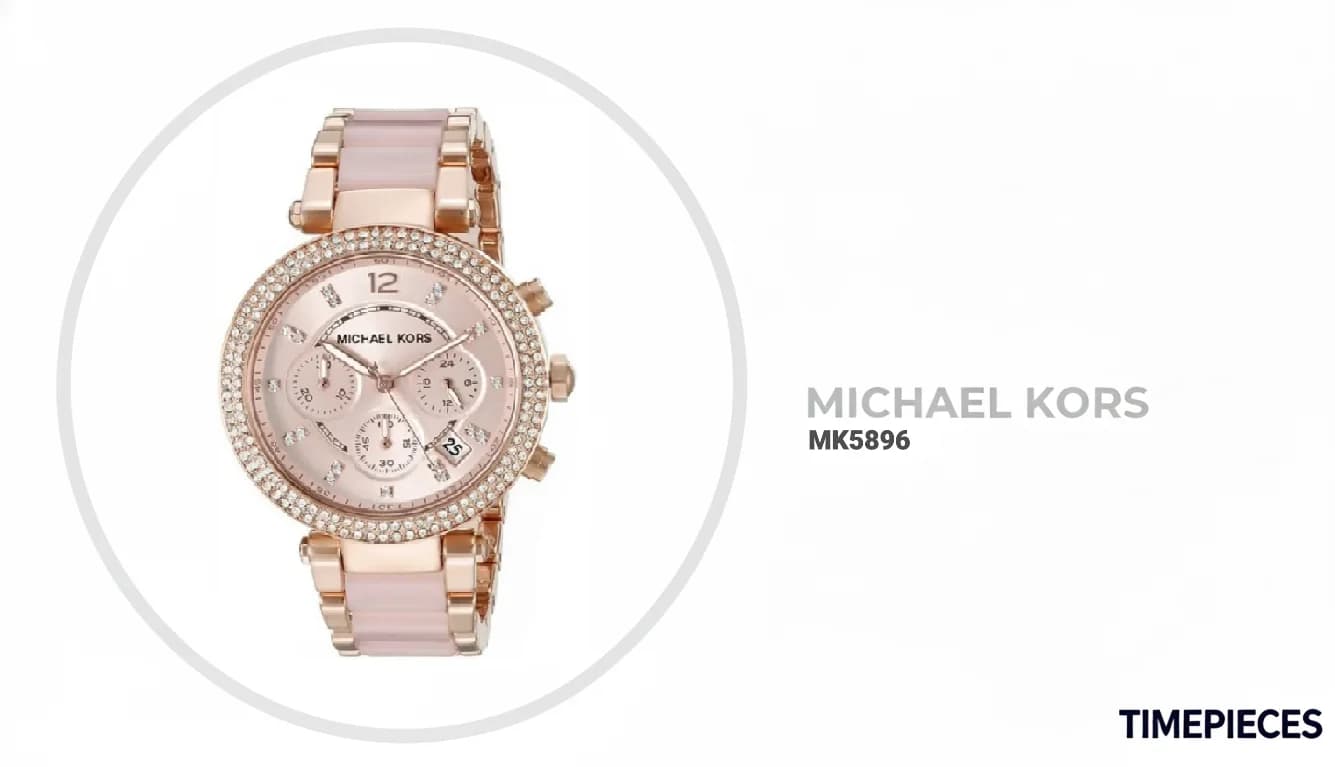 Michael Kors Women's Parker Two-Tone Watch MK5896 — UPC 796483077027