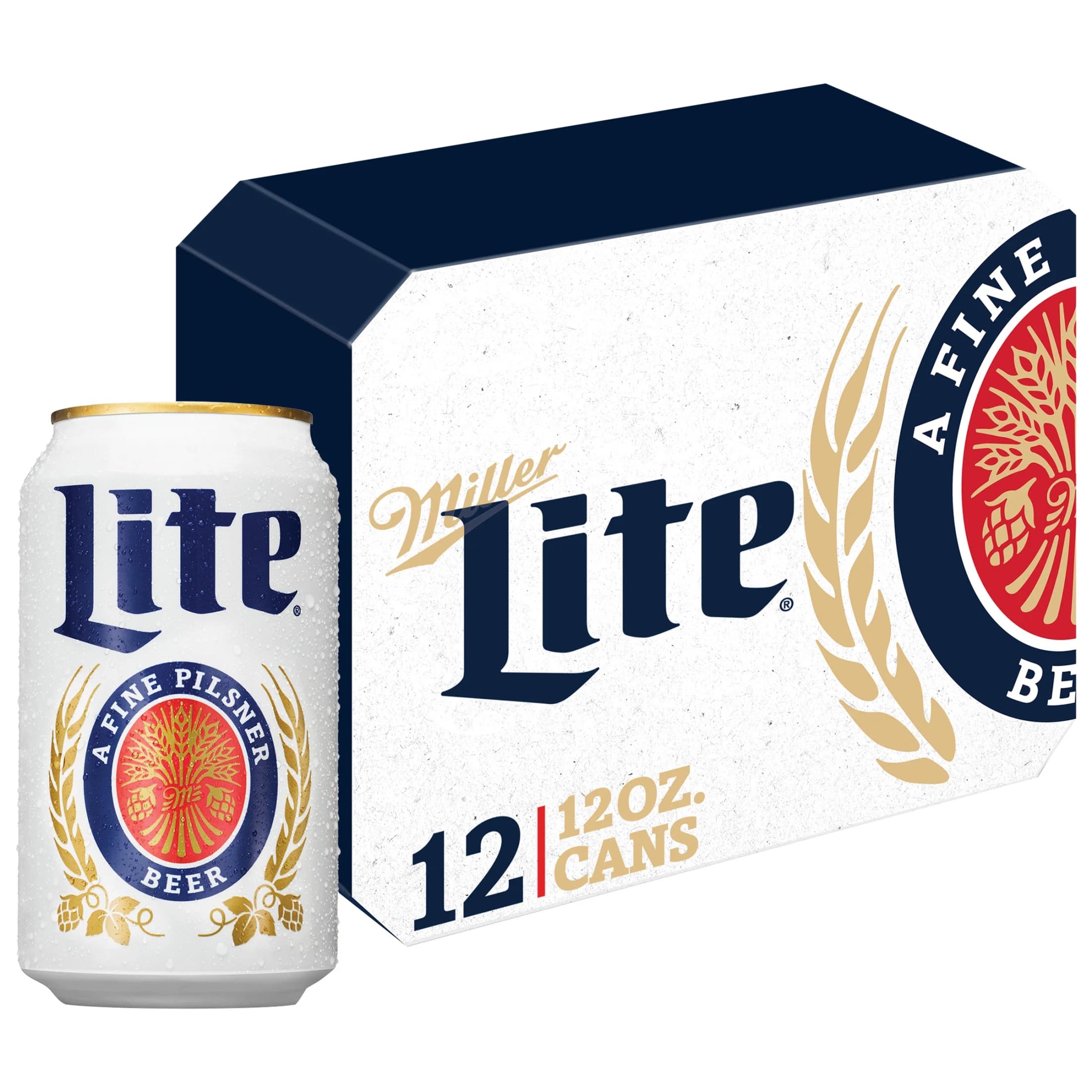 Miller Lite Miller Lite Cerveza Lager Ligera Americana, Paquete de 12, Latas de Aluminio de 12 fl oz, 4.2% ABV — ITEM_ID 34100576363