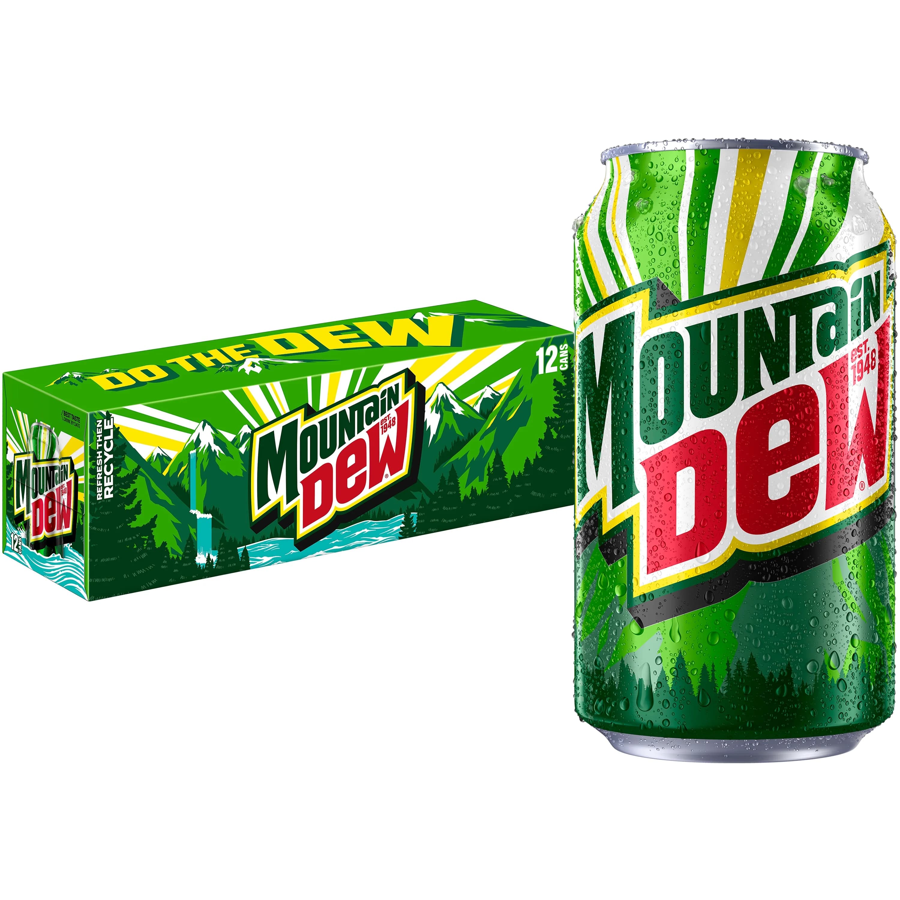 Mountain Dew Mountain Dew Original Soda, 12 fl oz, 12 Count — ITEM_ID 12000809965