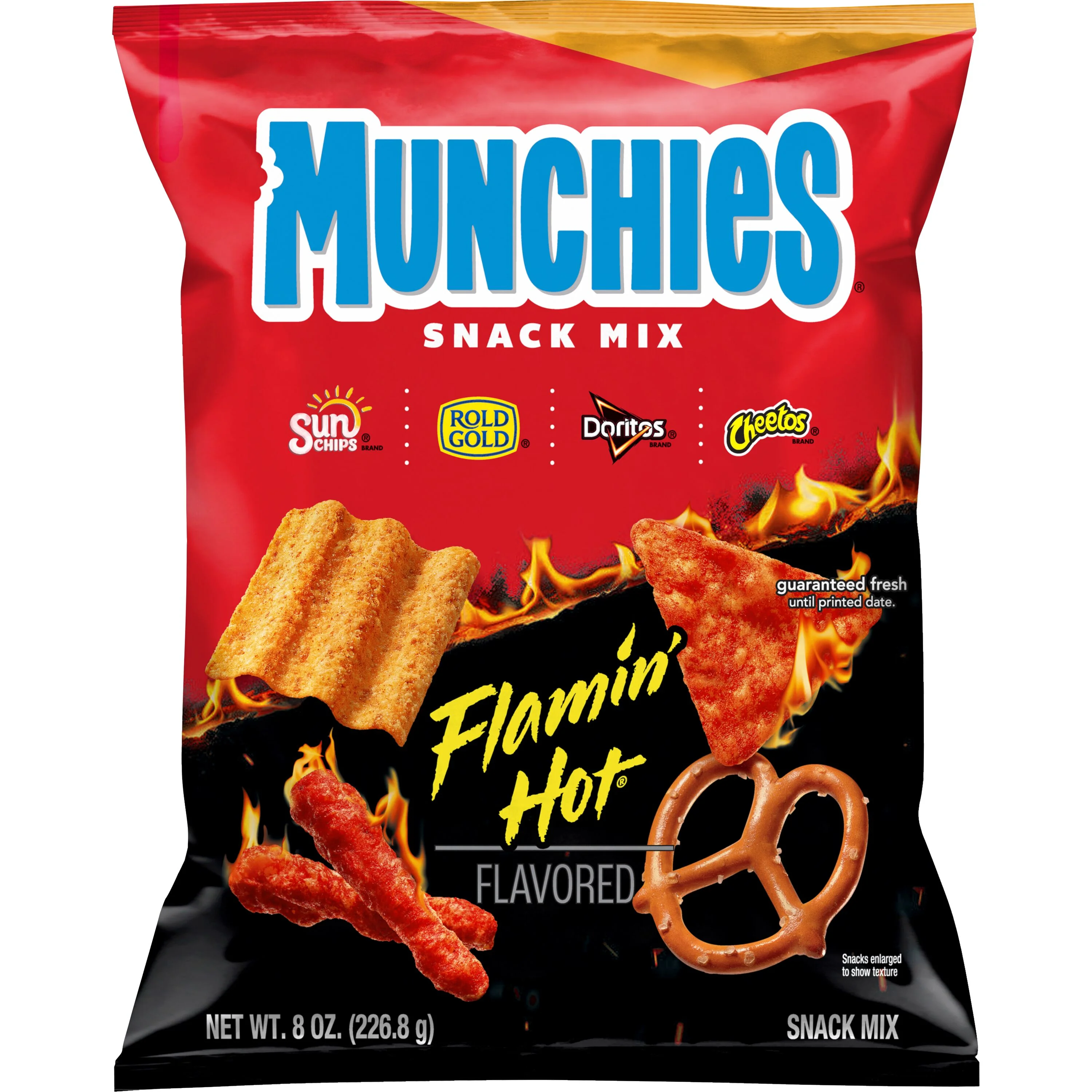 Munchies Munchies? Flamin' Hot Snack Mix 8 oz. Bag — ITEM_ID 28400084055