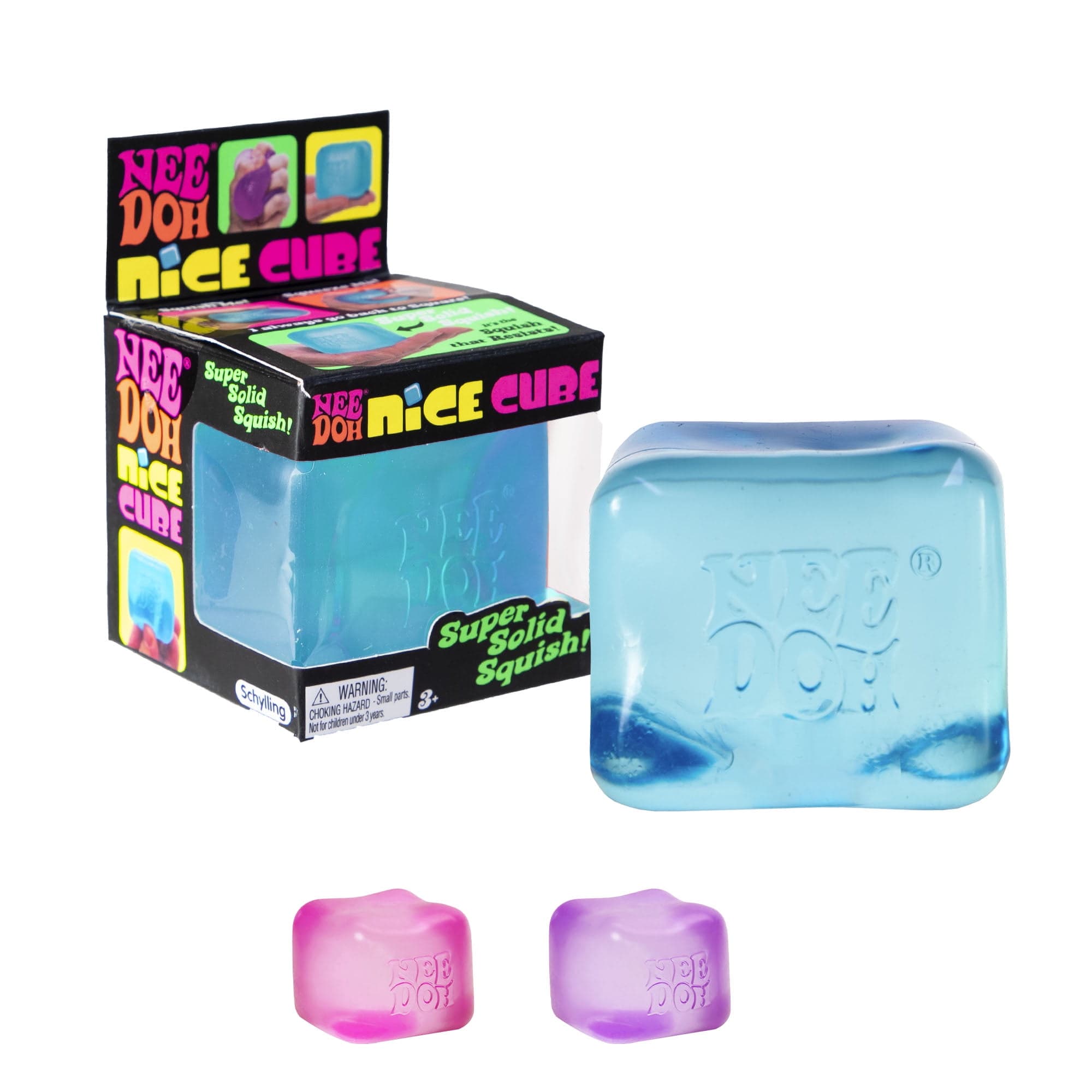 NeeDoh NeeDoh Nice Cube, Satisfying Square Shaped Sensory Toy, (1 Piece, Color May Vary), Children Ages 3+ — ISBN 3523128211