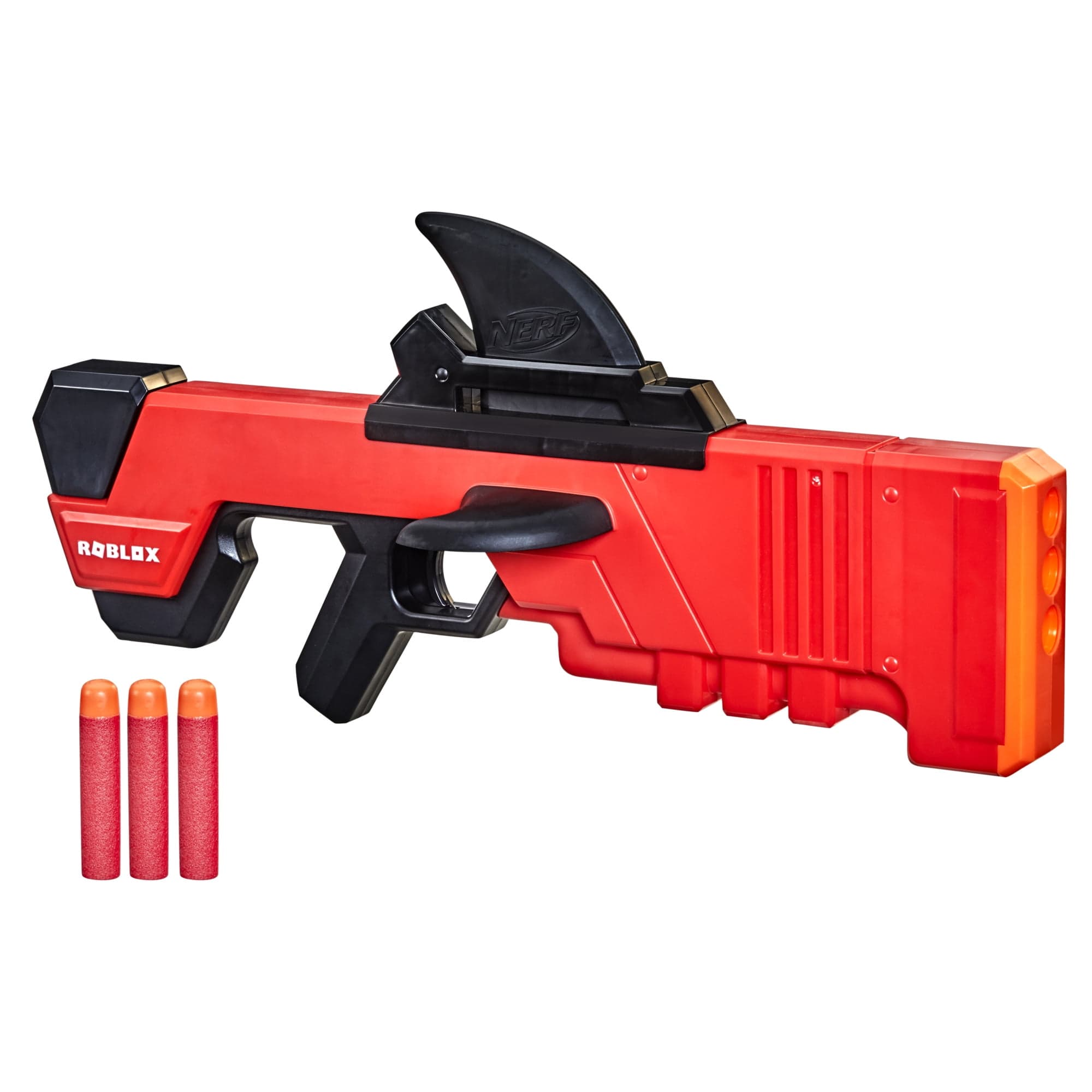 Nerf Roblox MM2: Shark Seeker Dart Blaster, Includes 3 Nerf Mega Darts