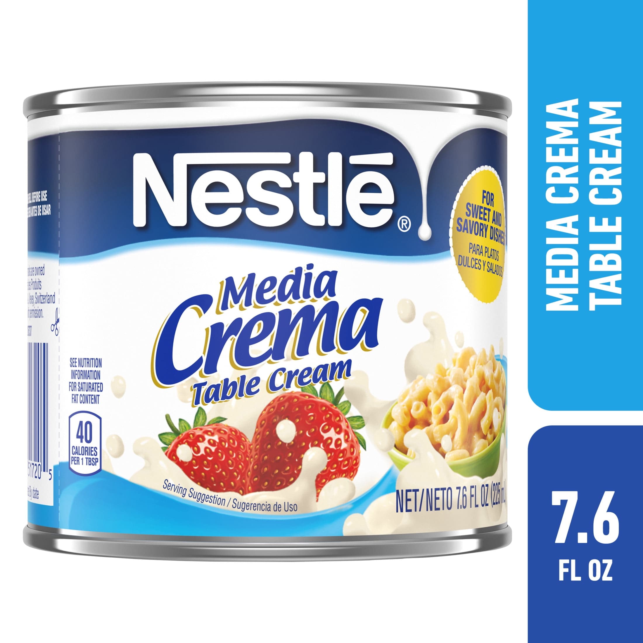 Nestlé Nestle Media Crema Neutral Flavor Heavy Table Dairy Cream, 7.6 fl oz Can — ITEM_ID 10804326