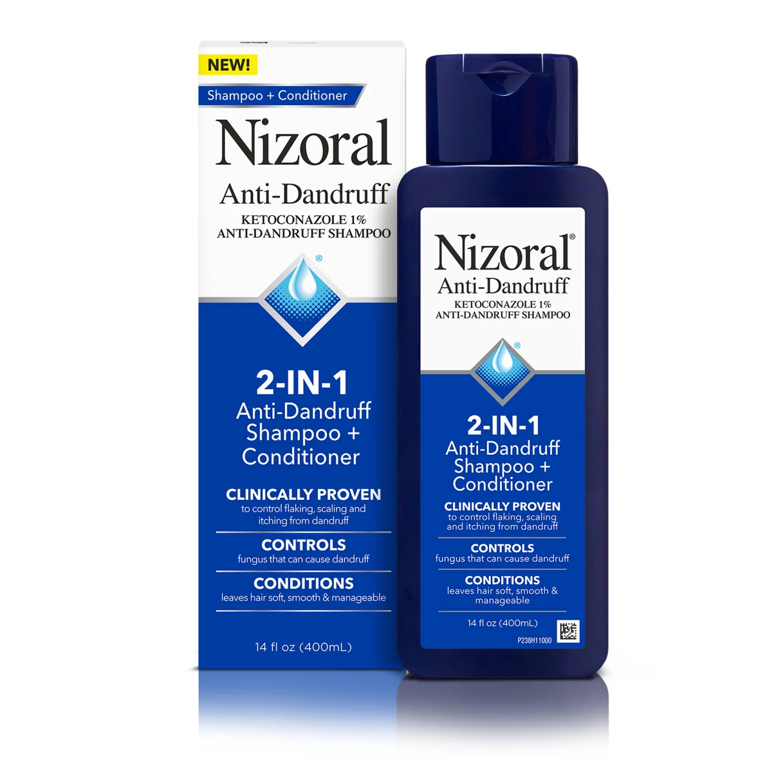 Nizoral Nizoral 2-in-1 Anti Dandruff Shampoo and Conditioner, 14 Fl Oz — ITEM_ID 53076000238