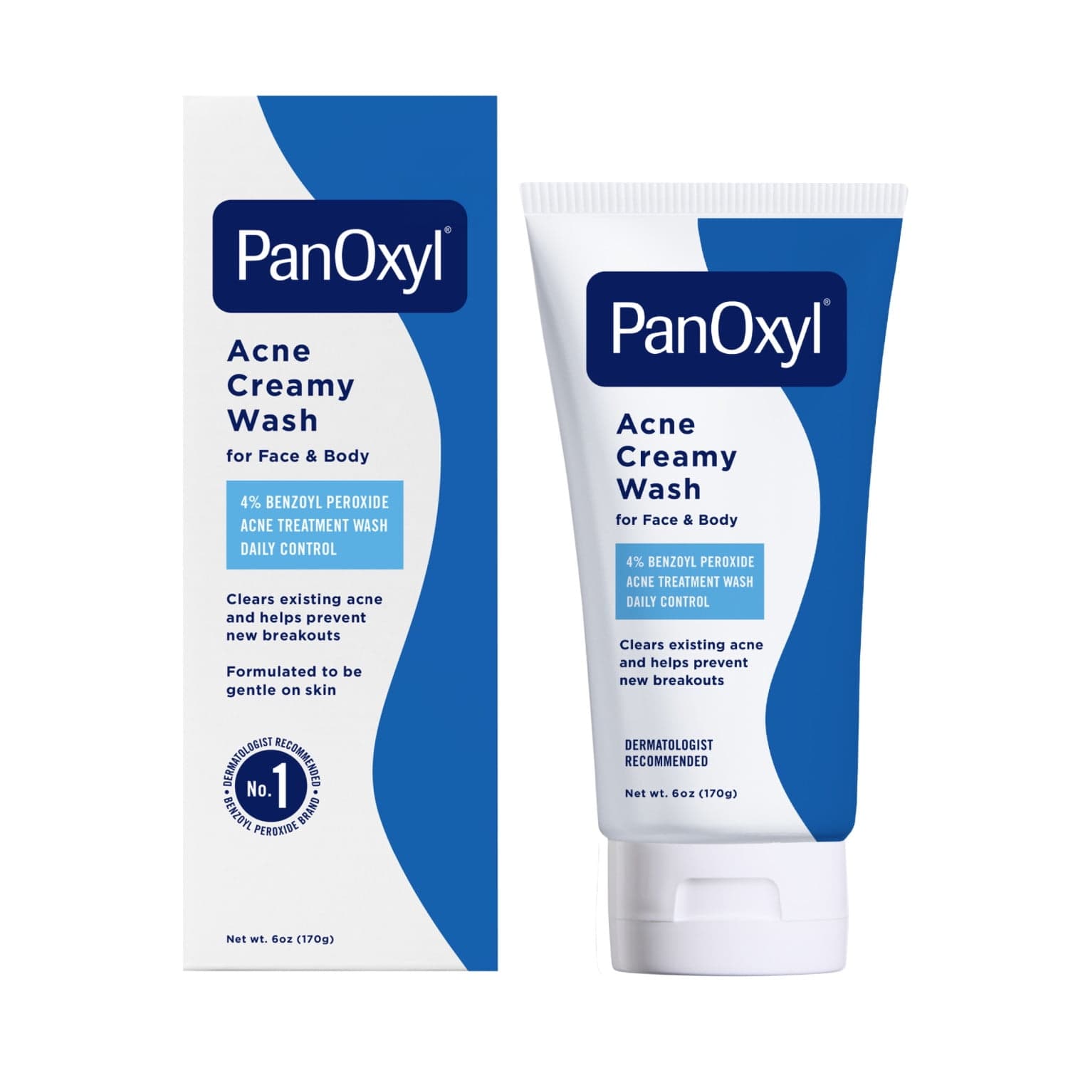 PanOxyl PanOxyl 4% Benzoyl Peroxide Acne Creamy Wash, Clear Acne, 6.0 Oz — UPC 303160227066