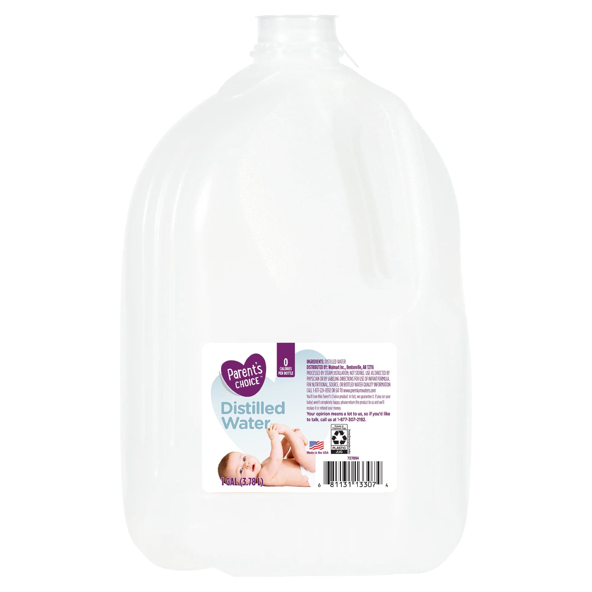 Parent's Choice Parent's Choice Distilled Water, 1 Gallon — ITEM_ID 124788703