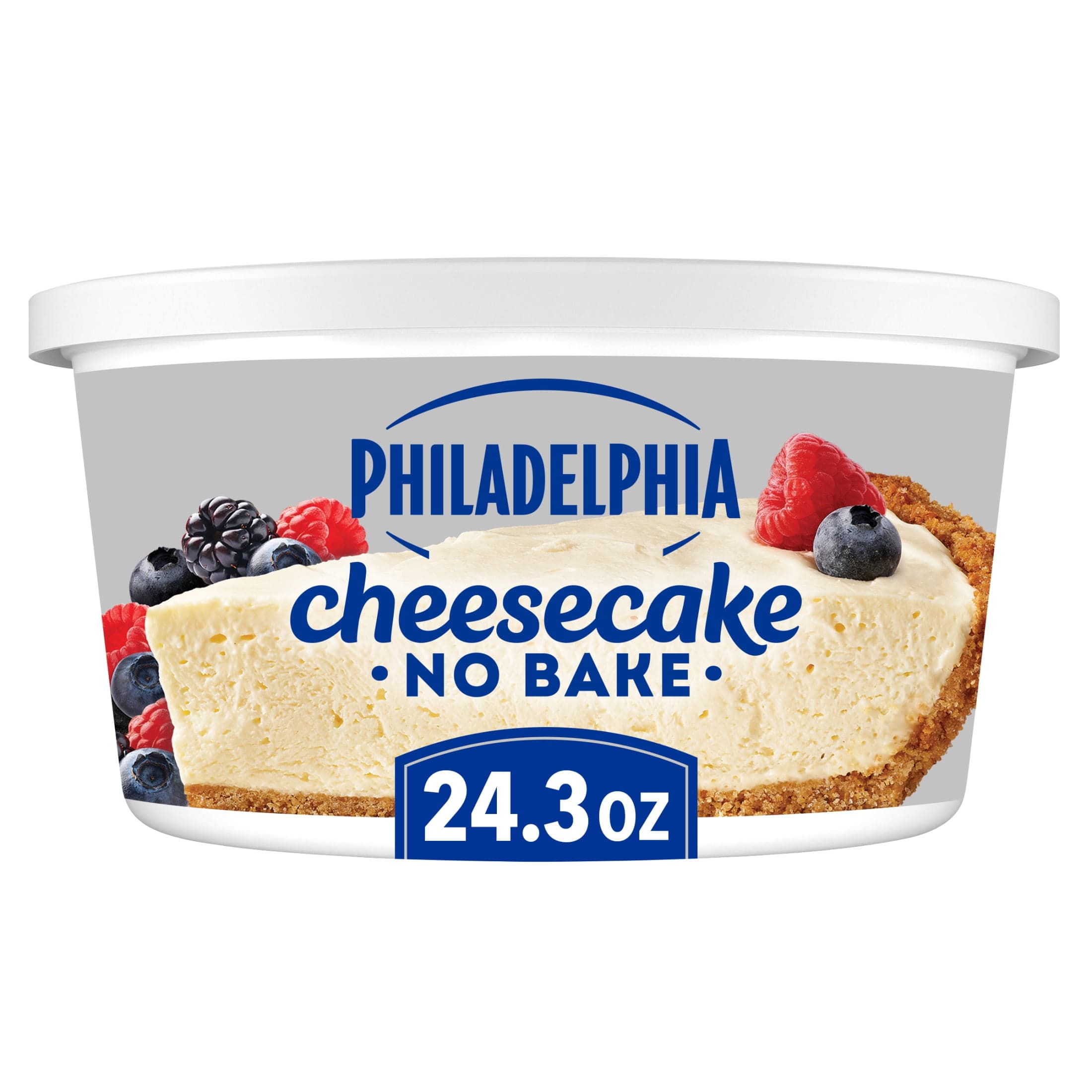 Philadelphia Philadelphia No Bake Cheesecake Filling, 1 Tub, for Quick and Easy Desserts, Original, No Artificial Preservatives, Flavors or Dyes, 24.3 oz — ITEM_ID 10295630