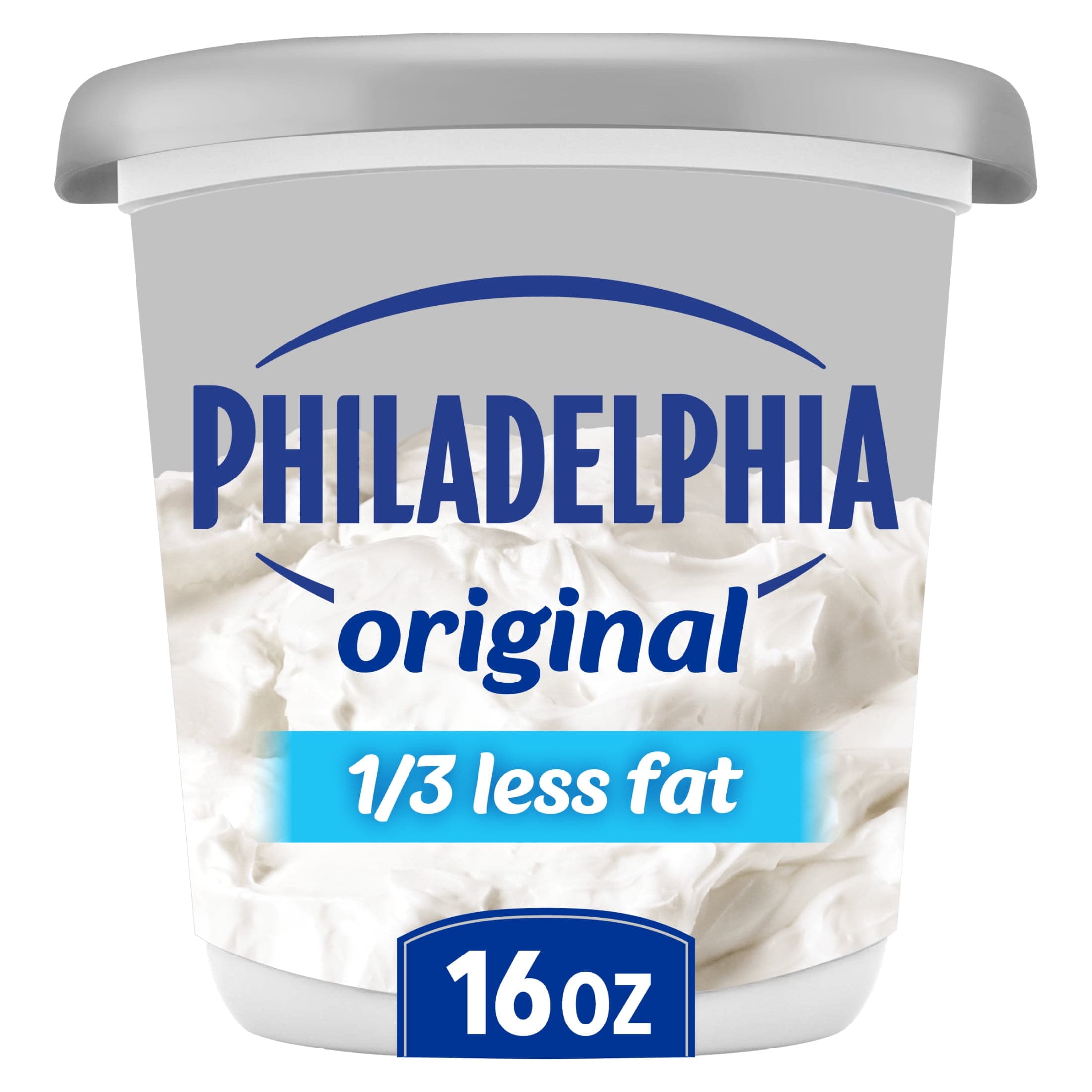 Philadelphia Philadelphia Reduced Fat Cream Cheese, 1 Tub, for Smooth, Spreadable Mornings, Original, No Artificial Preservatives, Flavors or Dyes, 16 oz — ITEM_ID 35731569