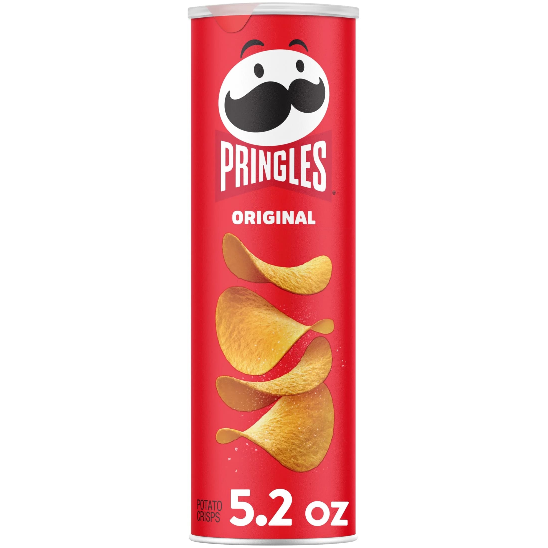 Pringles Pringles Original Potato Crisps Chips, Lunch Snacks, 5.2 oz Canister — ITEM_ID 38000138416