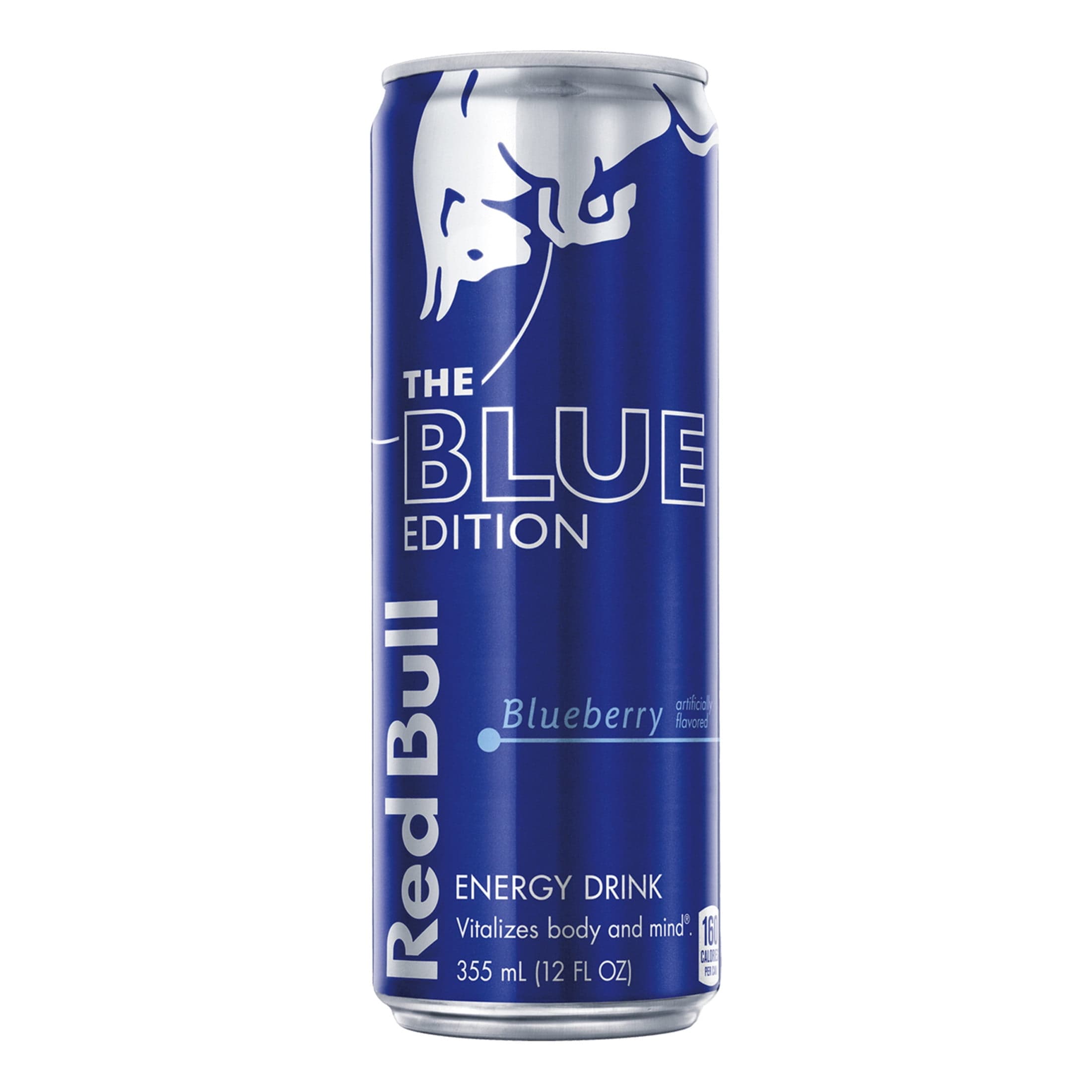 Red Bull Blue Edition Energy Drink, Blueberry, 114mg Caffeine, 12 fl. oz. Can
