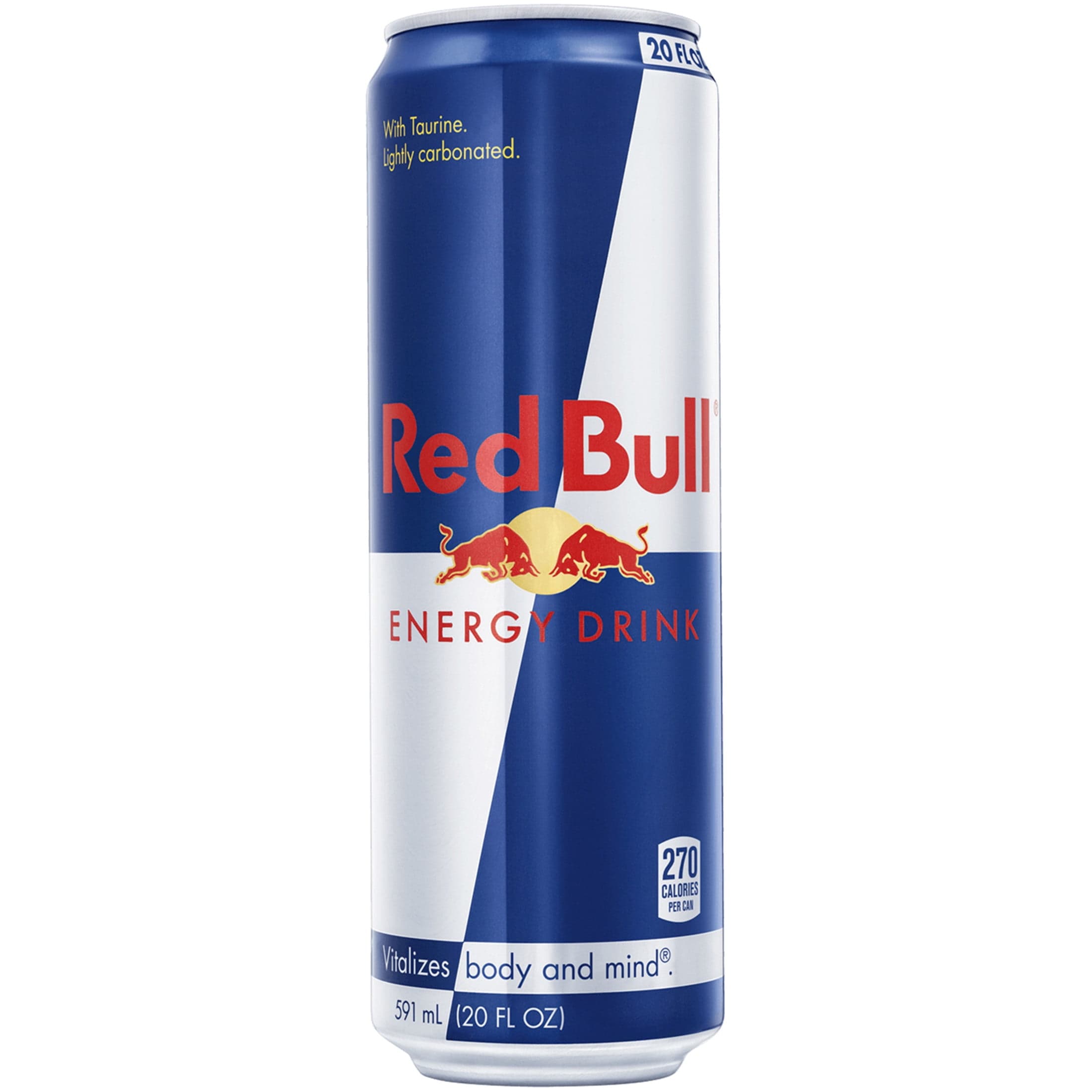 Red Bull Energy Drink, 189mg Caffeine, 20 fl. oz. Can