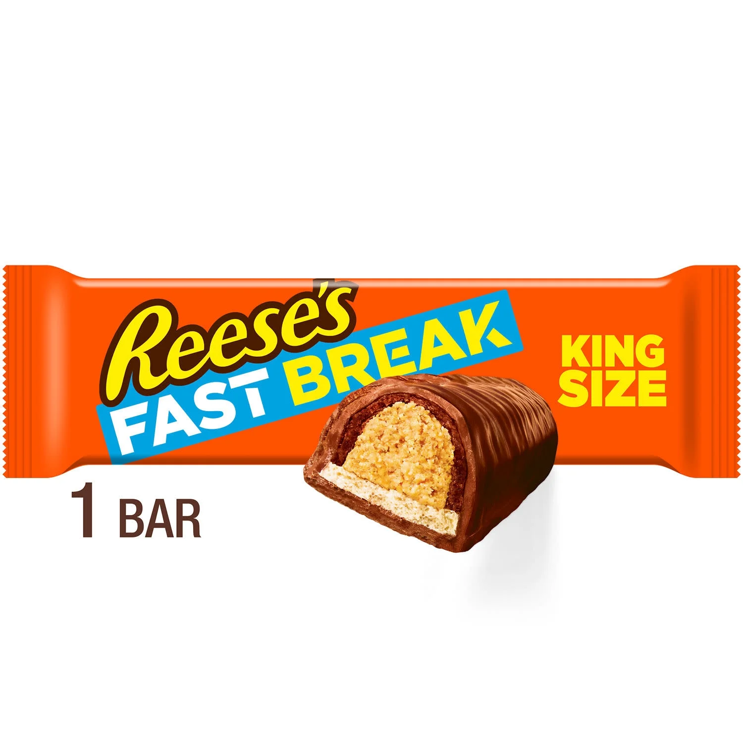 Reese's Reese's Fast Break Chocolate, Peanut Butter and Nougat King Size Candy, Bar 3.5 oz — ITEM_ID 34000000357