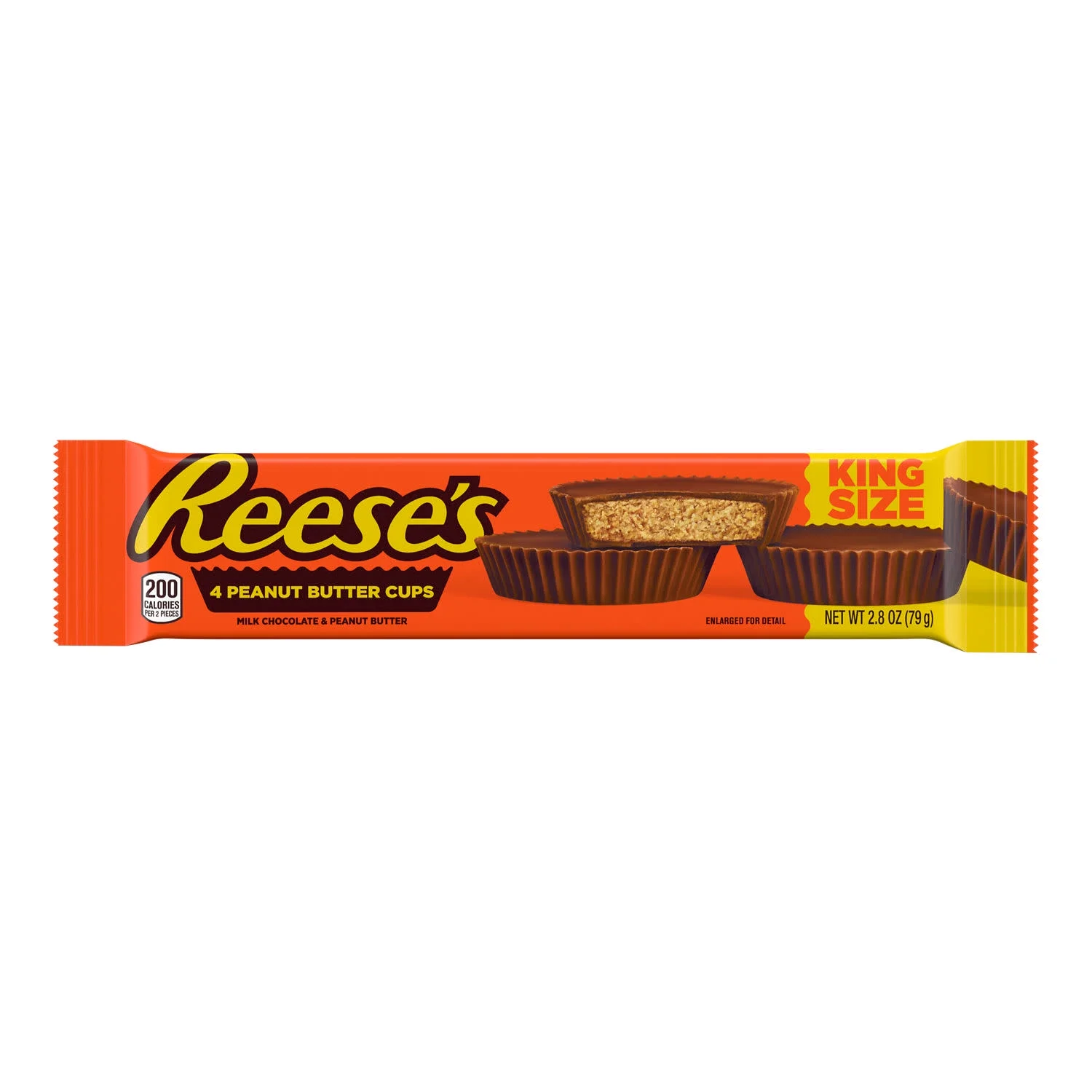 Reese's Reese's Milk Chocolate King Size Peanut Butter Cups Candy, Pack 2.8 oz — ITEM_ID 34000004805