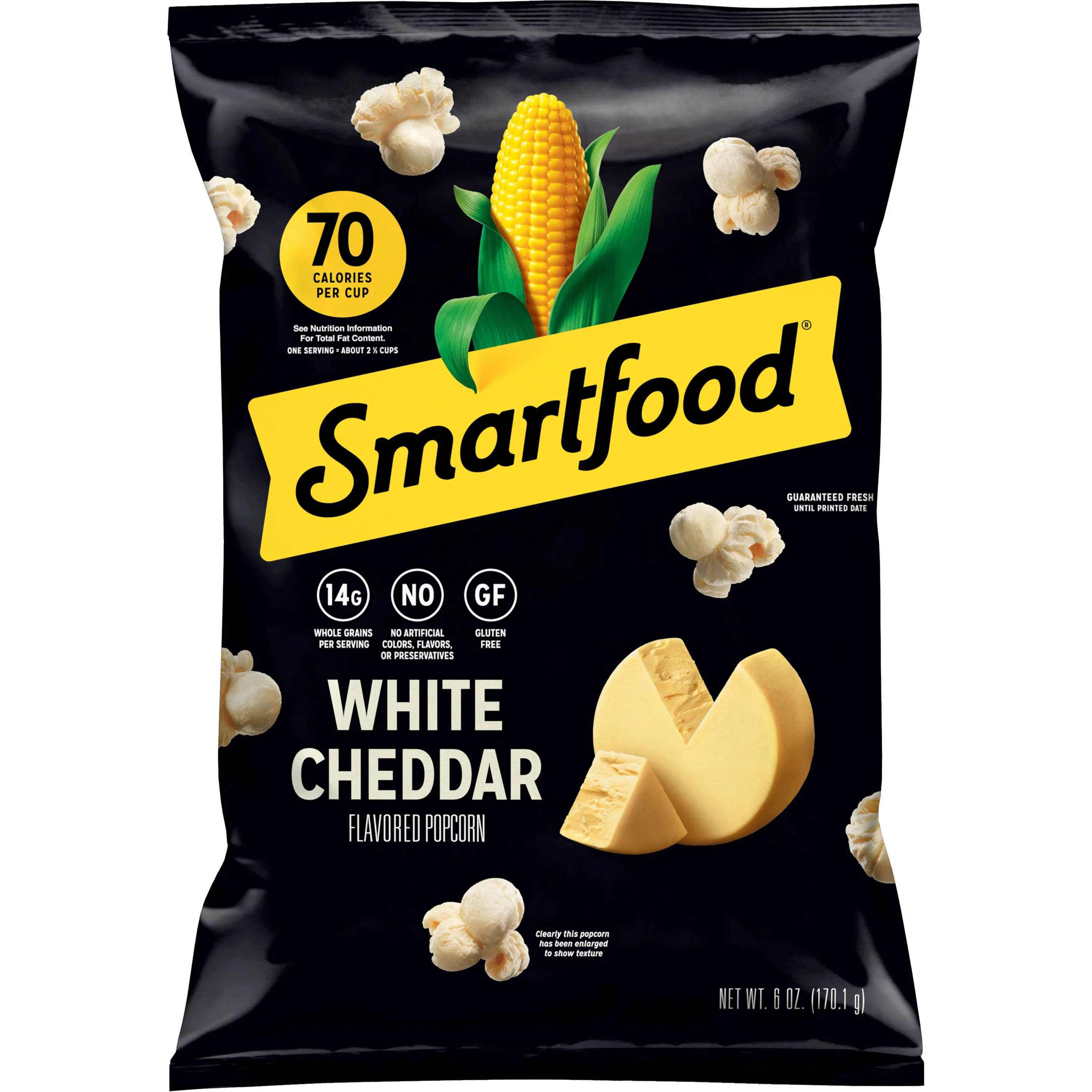 Smartfood Smartfood Gluten Free, No Artificial Colors White Cheddar Popcorn Bag, 6 oz — ITEM_ID 28400314015