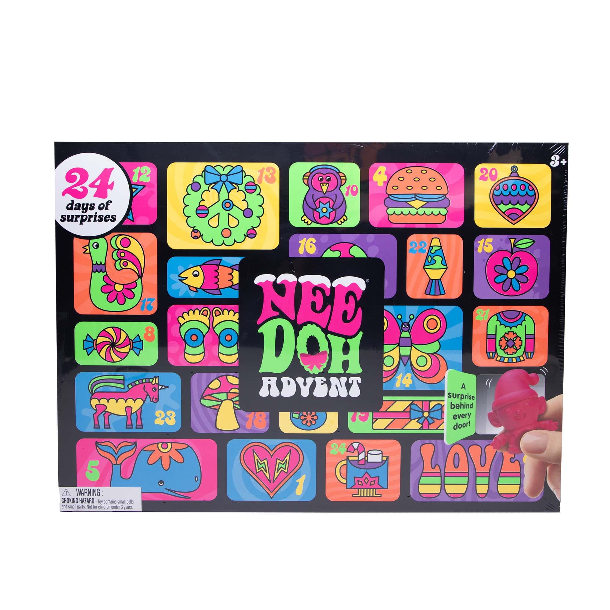 Schylling Schylling NeeDoh Advent Calendar, 24 Days of Surprise Mini Squish Sensory Toys, Children Ages 3 and up — ITEM_ID 17479253370
