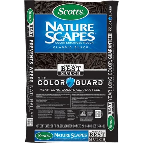 Scotts Scotts Nature Scapes Color Enhanced Mulch Classic Black 2 cu. ft. — ITEM_ID 32247850247