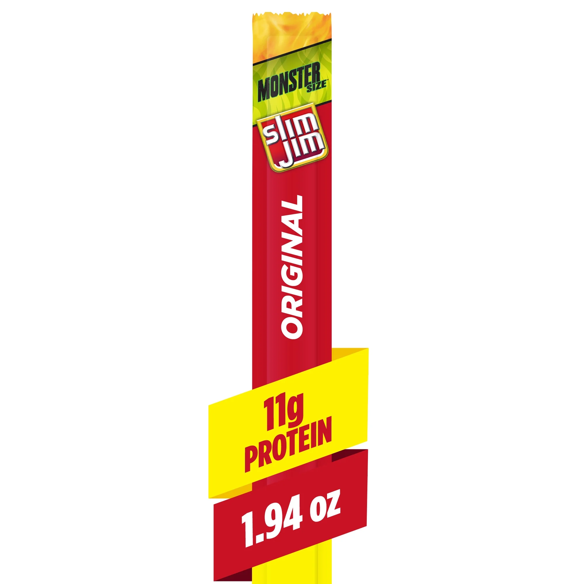 Slim Jim Slim Jim Monster Smoked Jerky Sticks, Original Flavor, High Protein, 1.94 oz. — ITEM_ID 26200140605