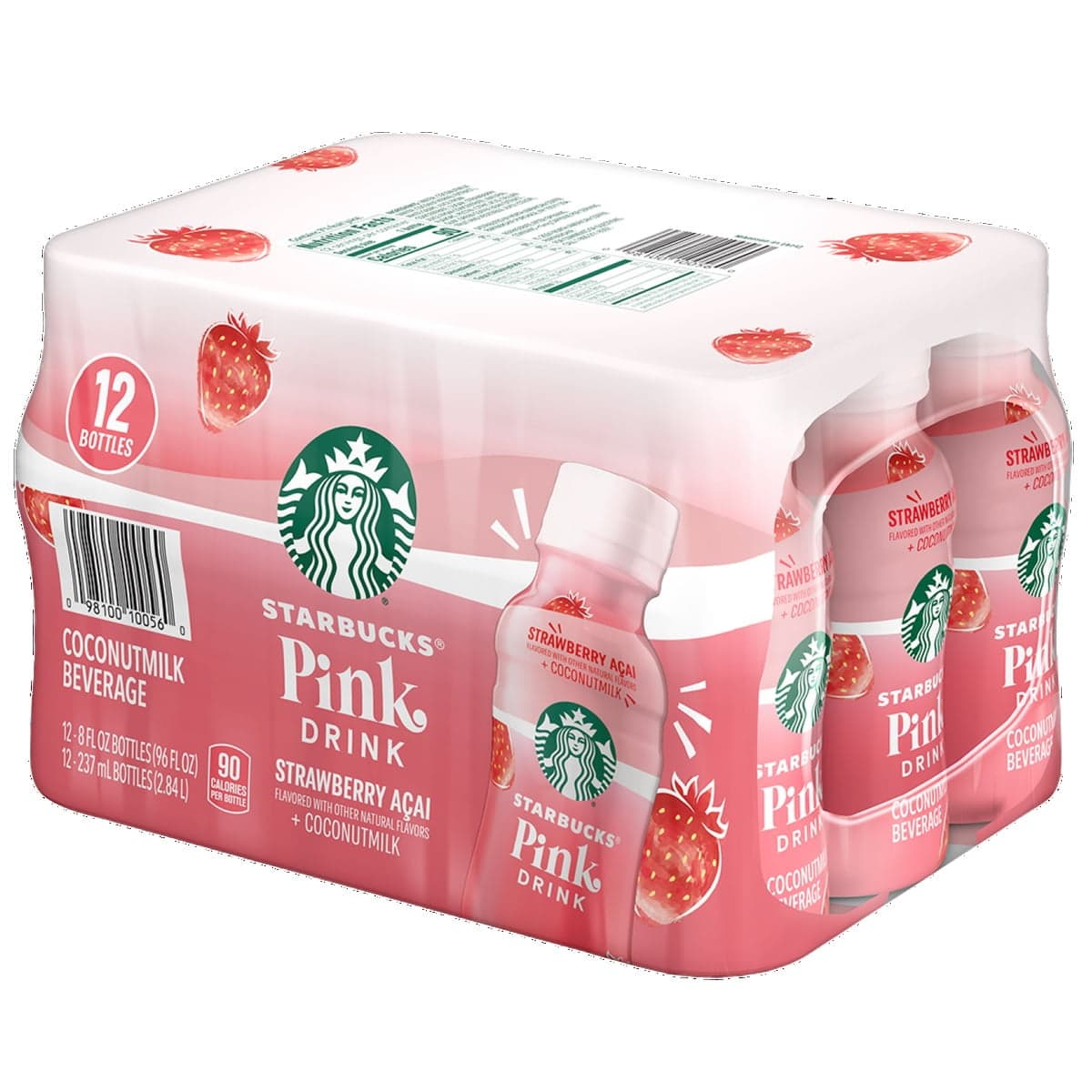 Starbucks Starbucks Pink Drink, Strawberry Acai Coconutmilk Beverage, 8 Fl Oz (12 Count) — ISBN 8238464524