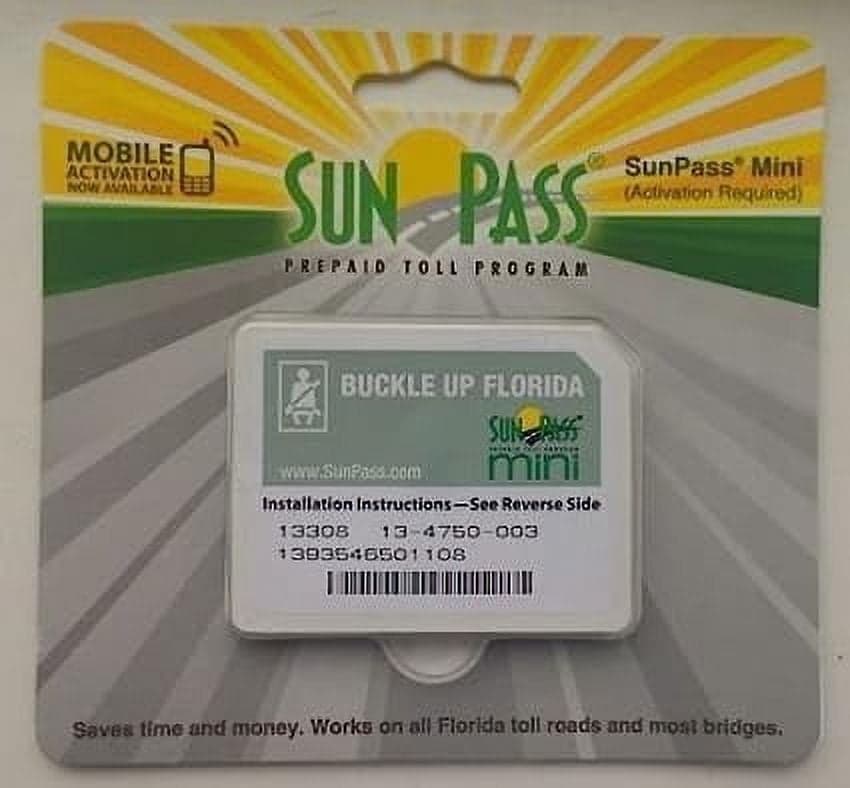 Sunpass Sunpass Mini Prepaid Toll Program for Florida — ITEM_ID 3129965052
