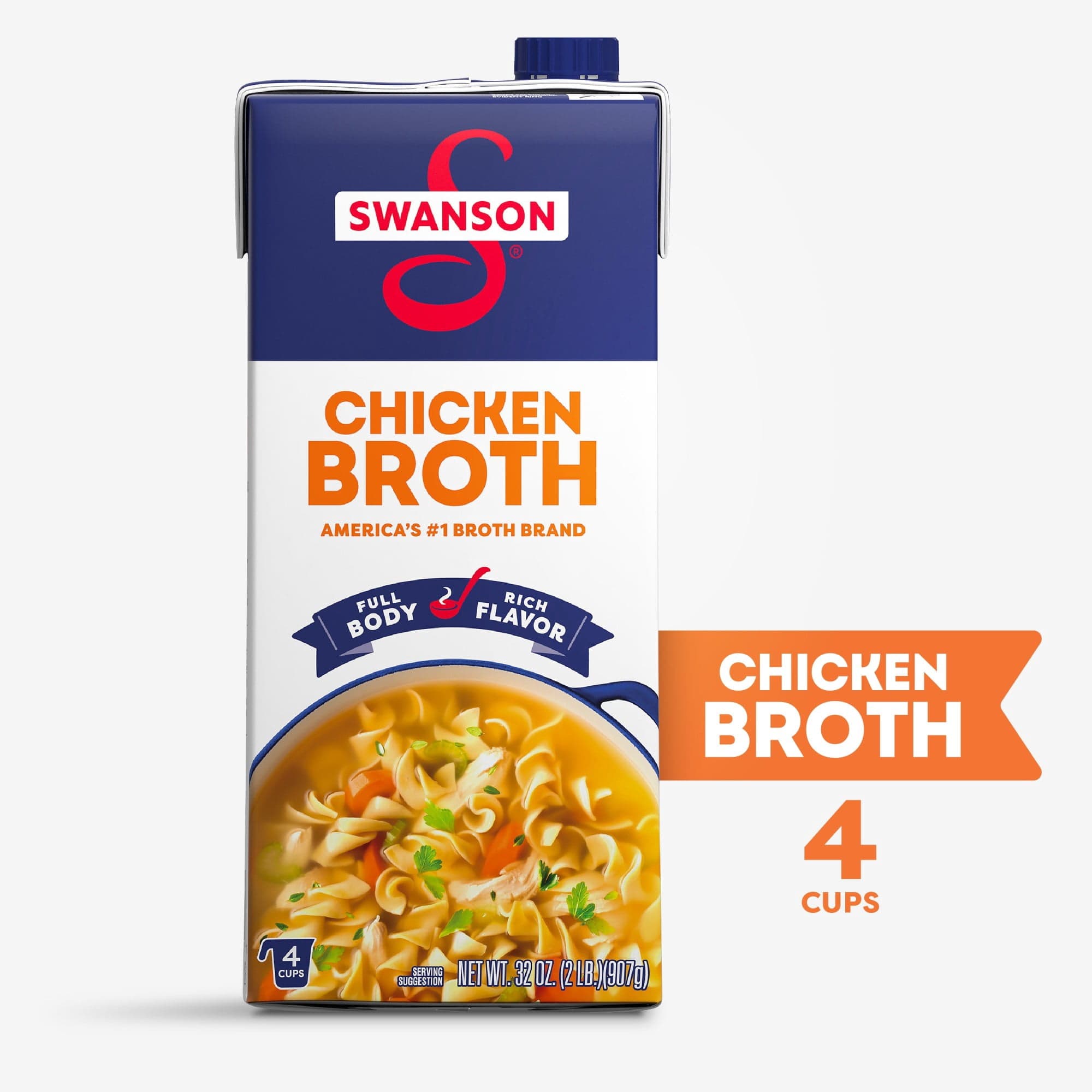 Swanson Swanson Chicken Broth, 32 oz Carton — ITEM_ID 10449227