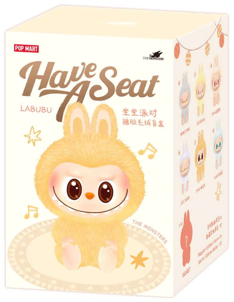 Pop Mart Pop Mart The Monsters (Labubu) Have A Seat Vinyl Plush Blind Box V2 (1 Blind Box) — ITEM_ID 15096572226