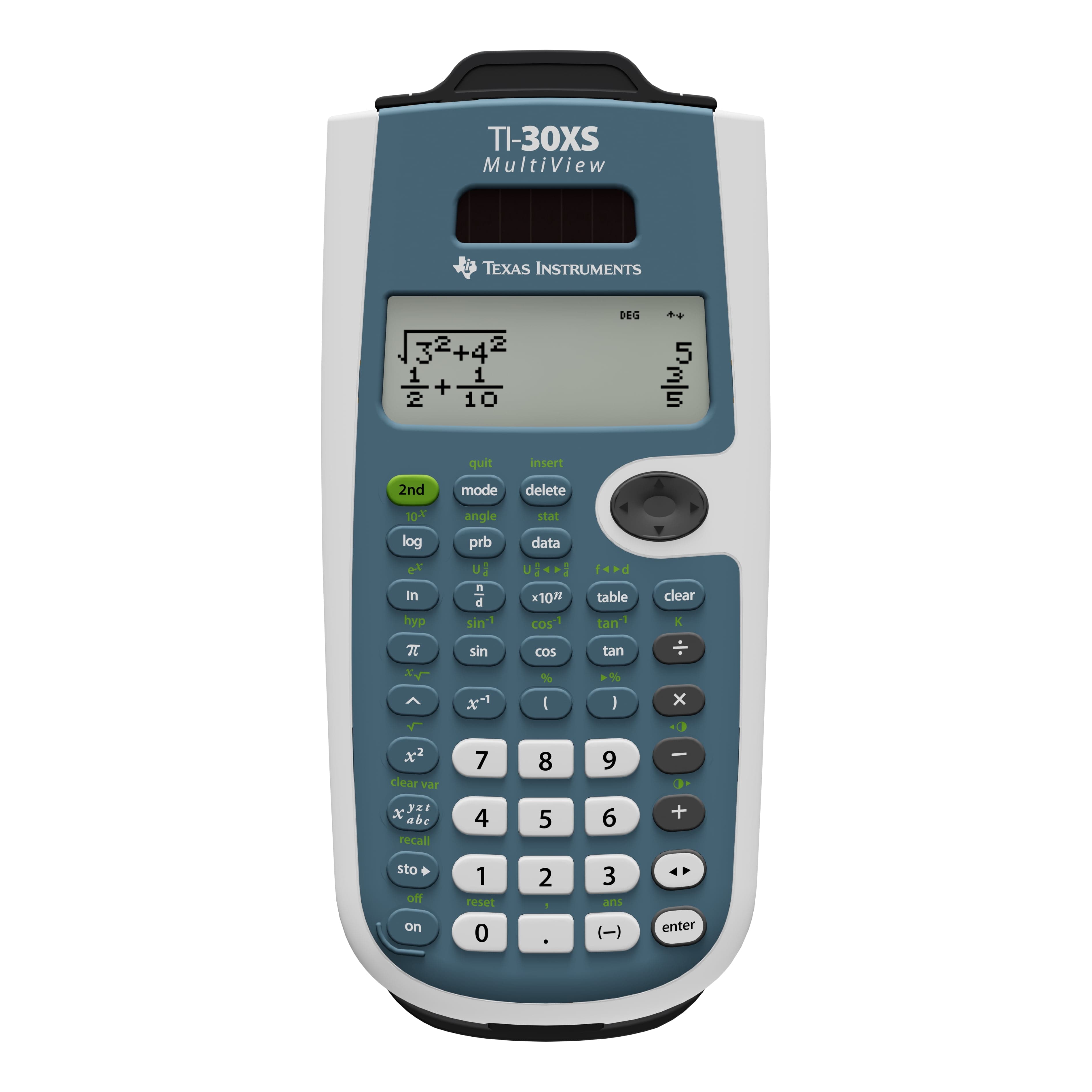 Texas Instruments TI-30XS MultiView Scientific Calculator with Solar and Battery Power